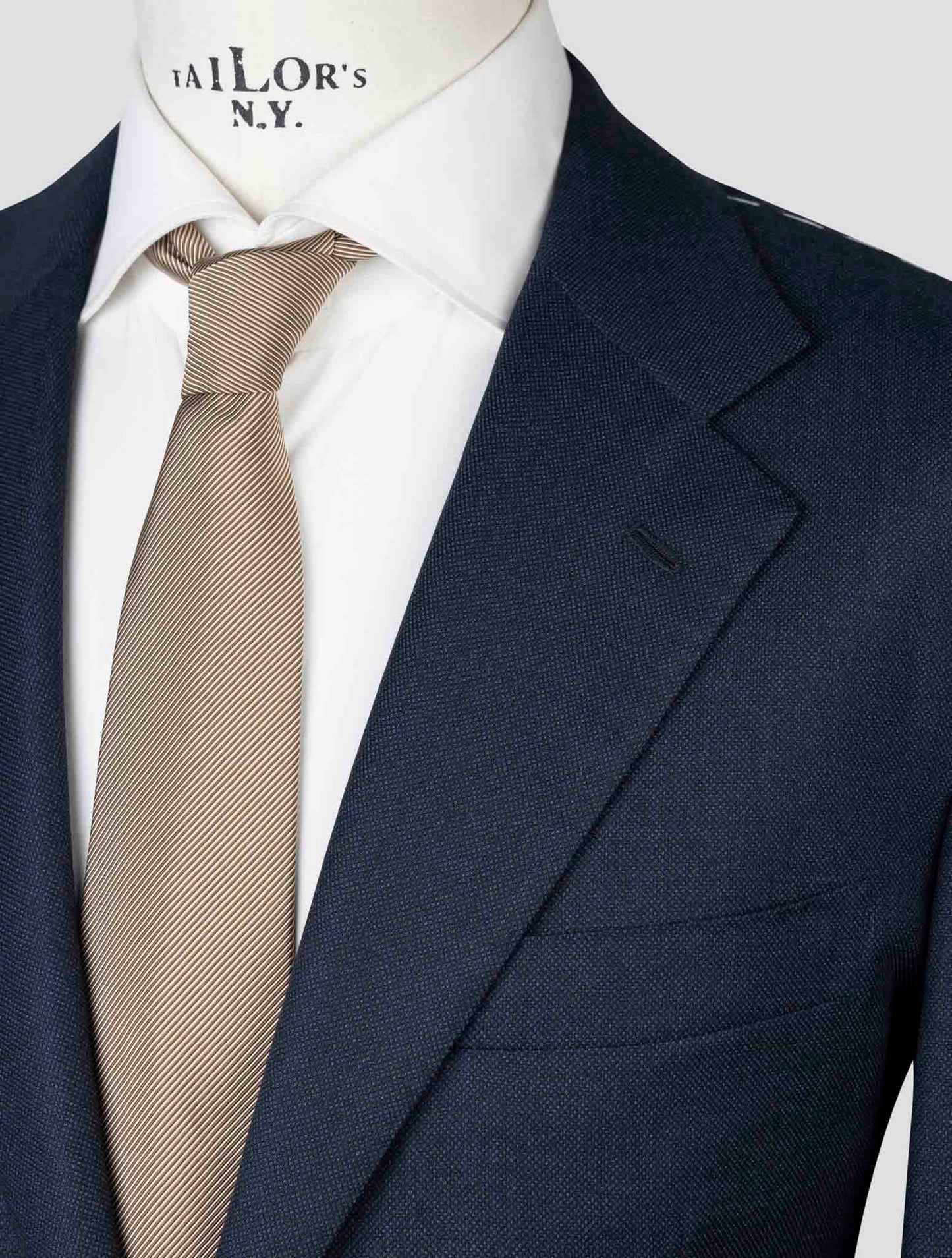 Kiton Blue Virgin Wool Suit