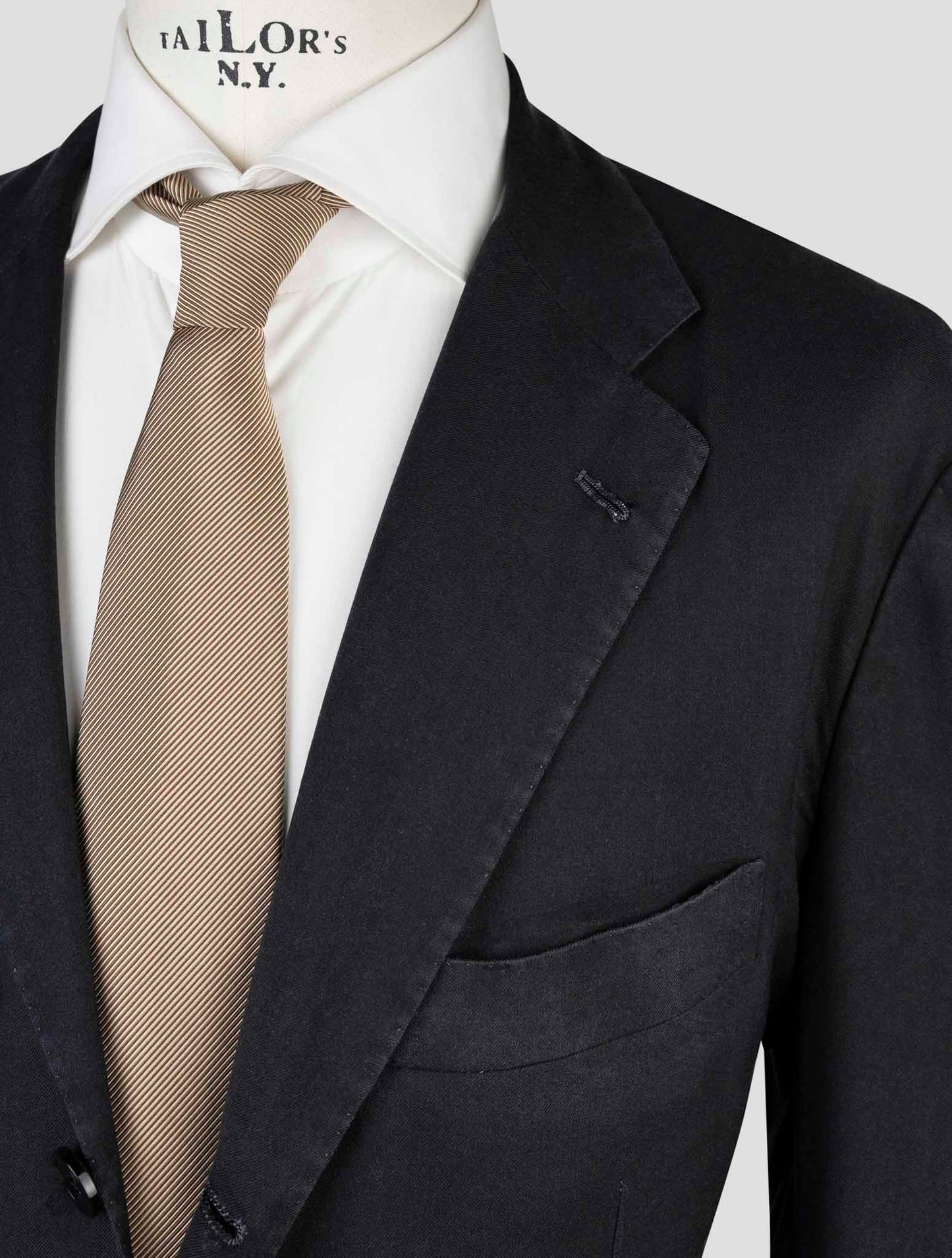 Kiton Black Cashmere Blazer