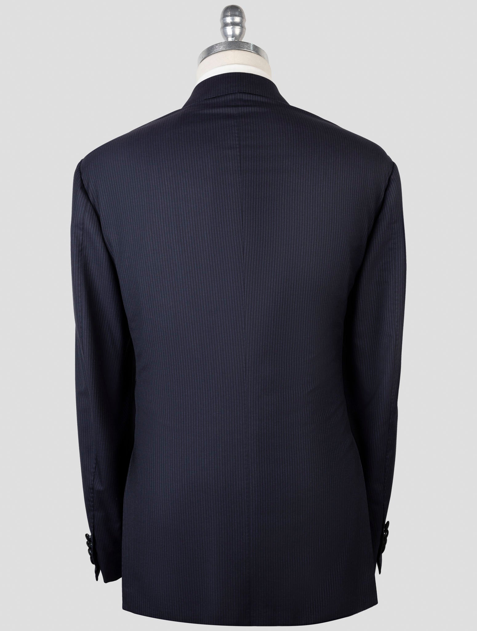 Kiton Blue Wool 14 Micron Suit Smoking