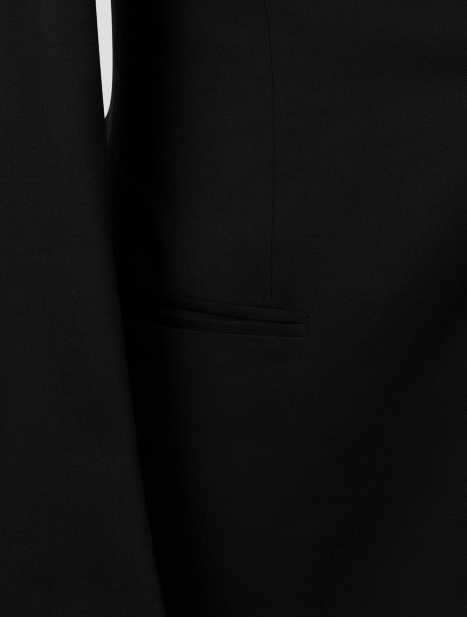 Kiton Black Wool 150's Diamante Blue Suit Smoking