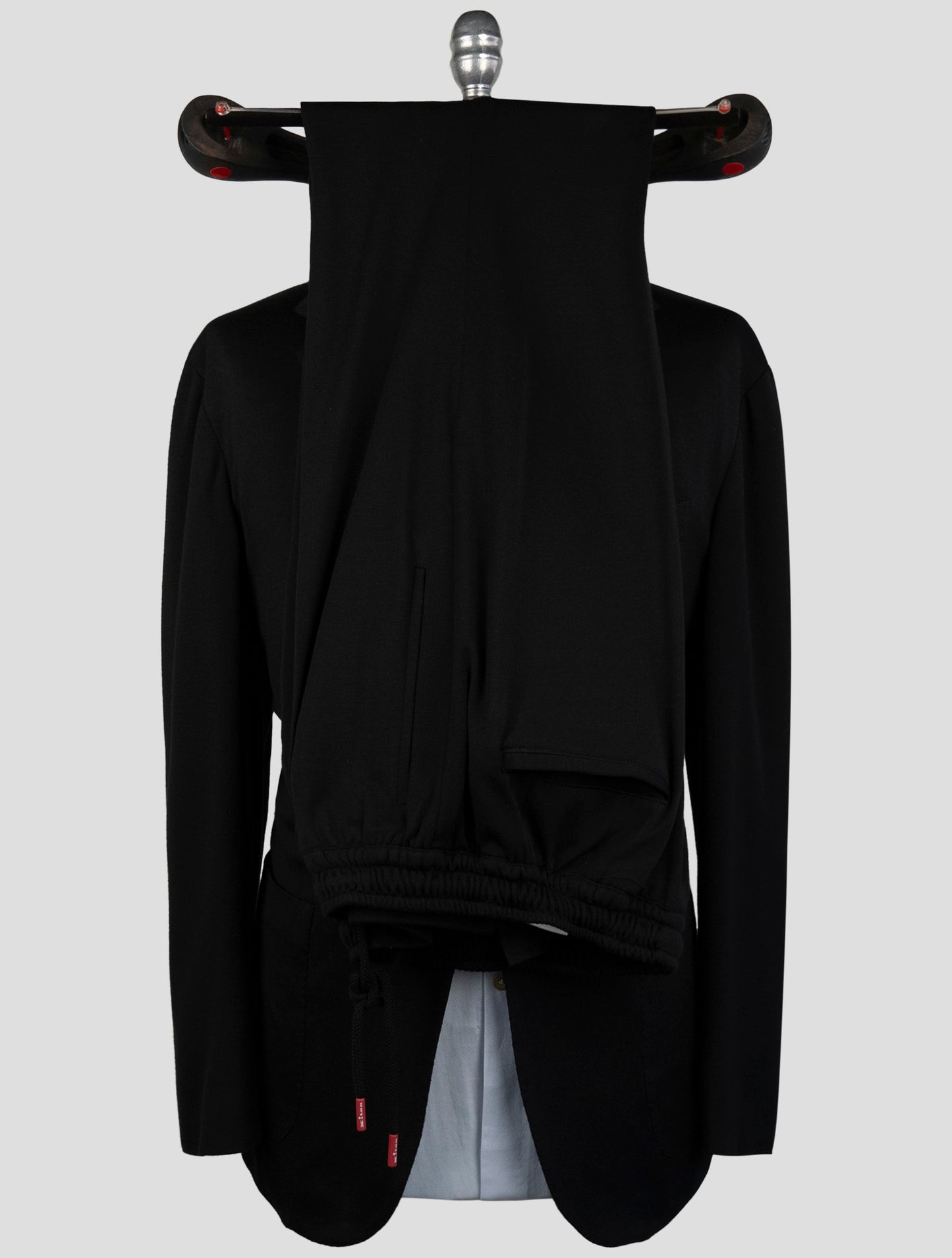 Kiton Black Virgin Wool 12,9 Micron Suit