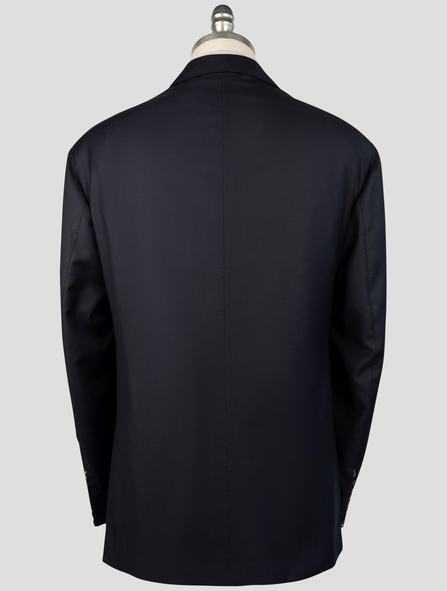 Kiton Blue Wool Blazer