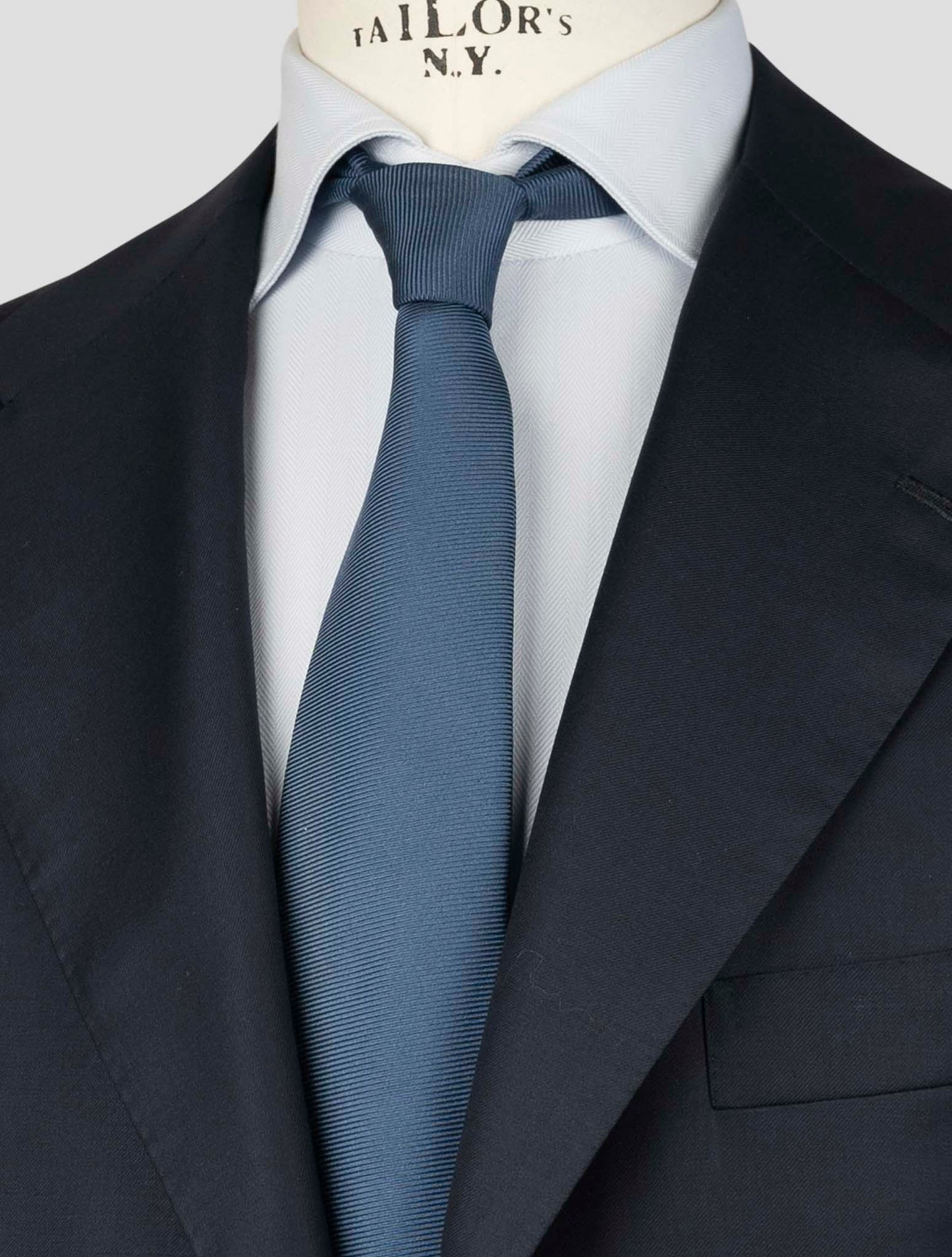 Kiton Blue Wool Blazer