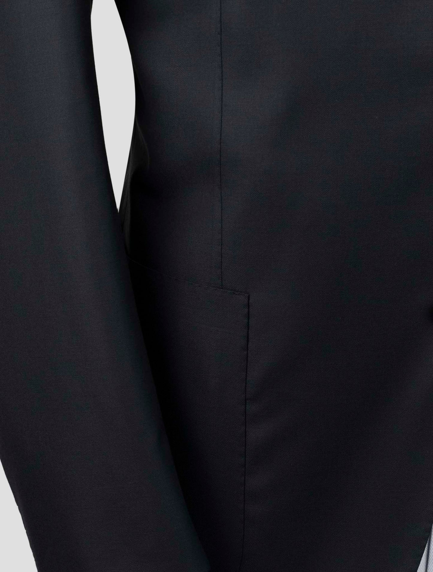 Kiton Blue Wool Blazer