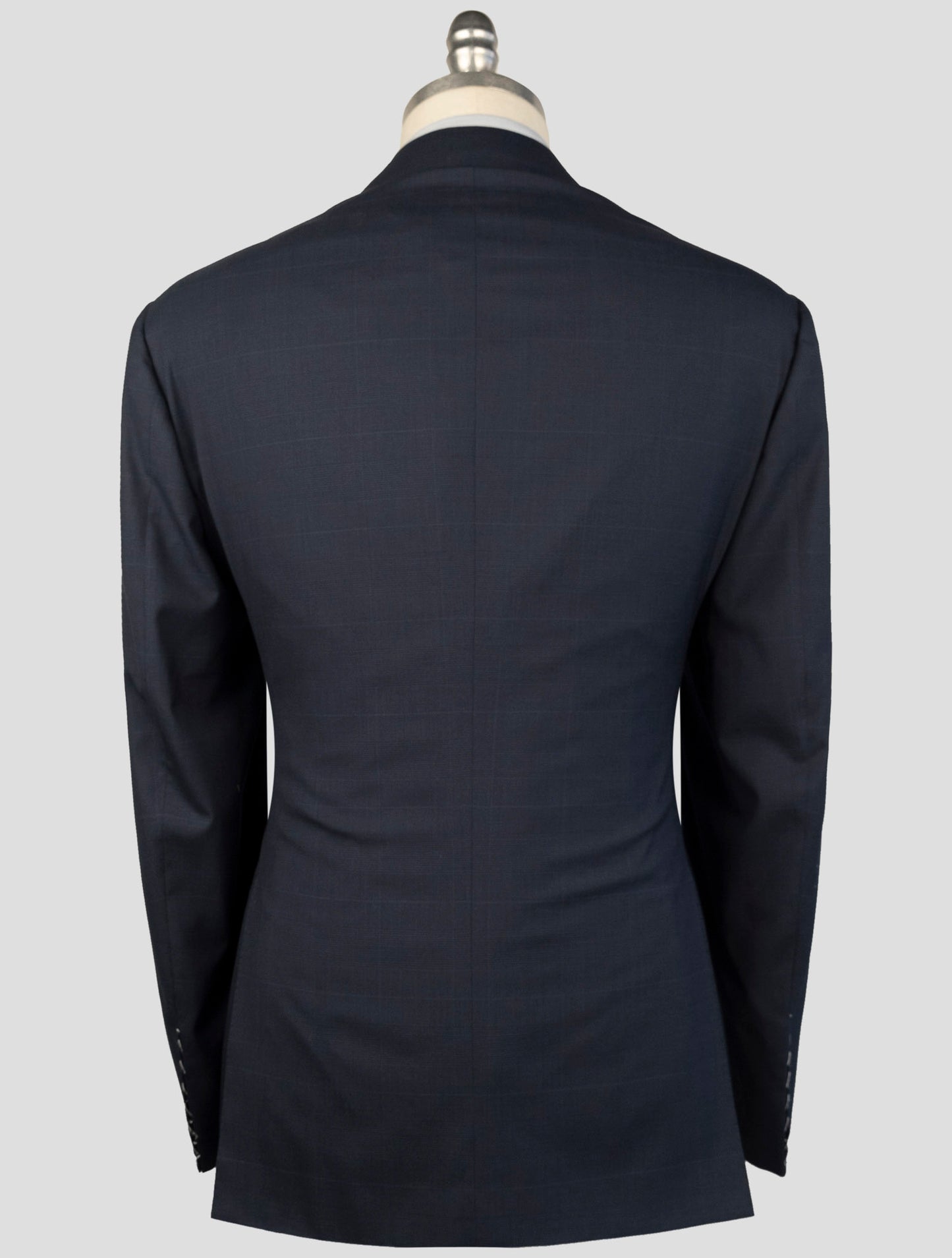 Kiton Blue Wool 150's Diamante Blue Blazer