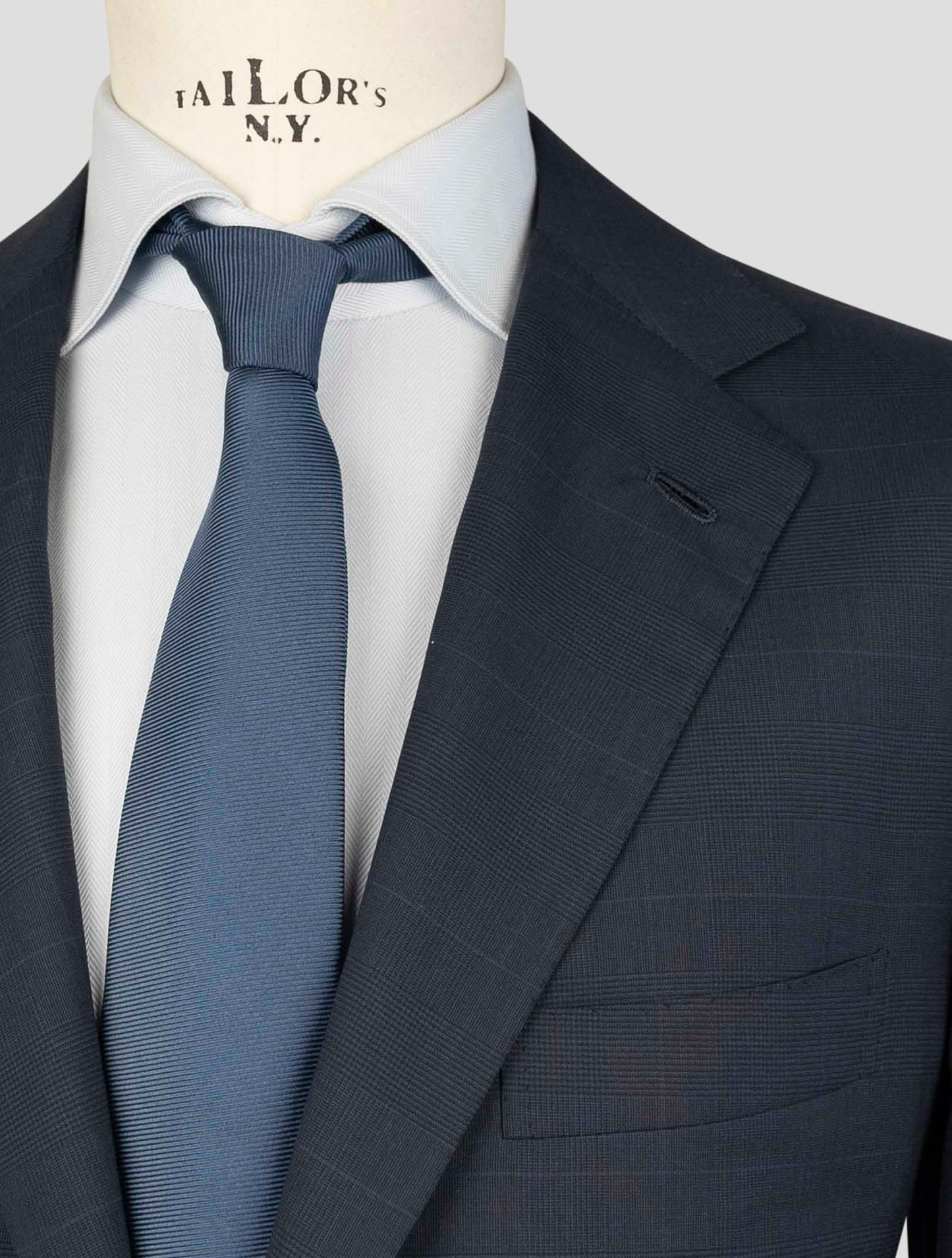 Kiton Blue Wool 150's Diamante Blue Blazer