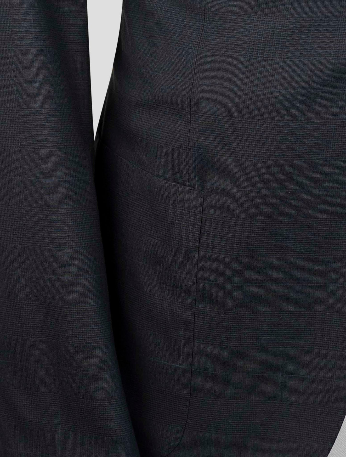 Kiton Blue Wool 150's Diamante Blue Blazer