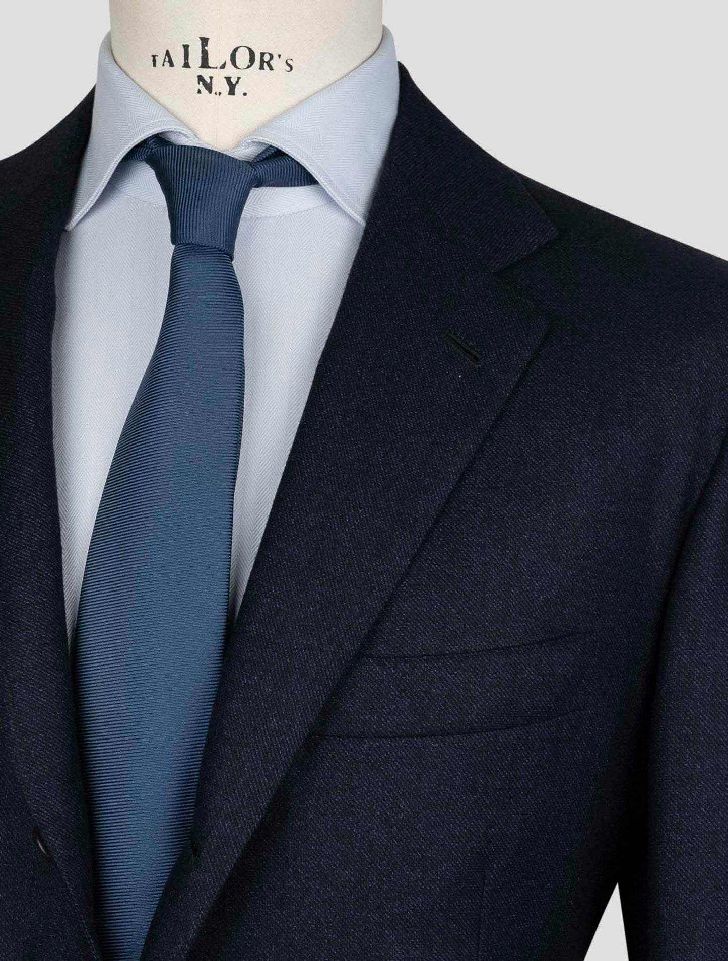 Kiton Blue Cashmere Suit