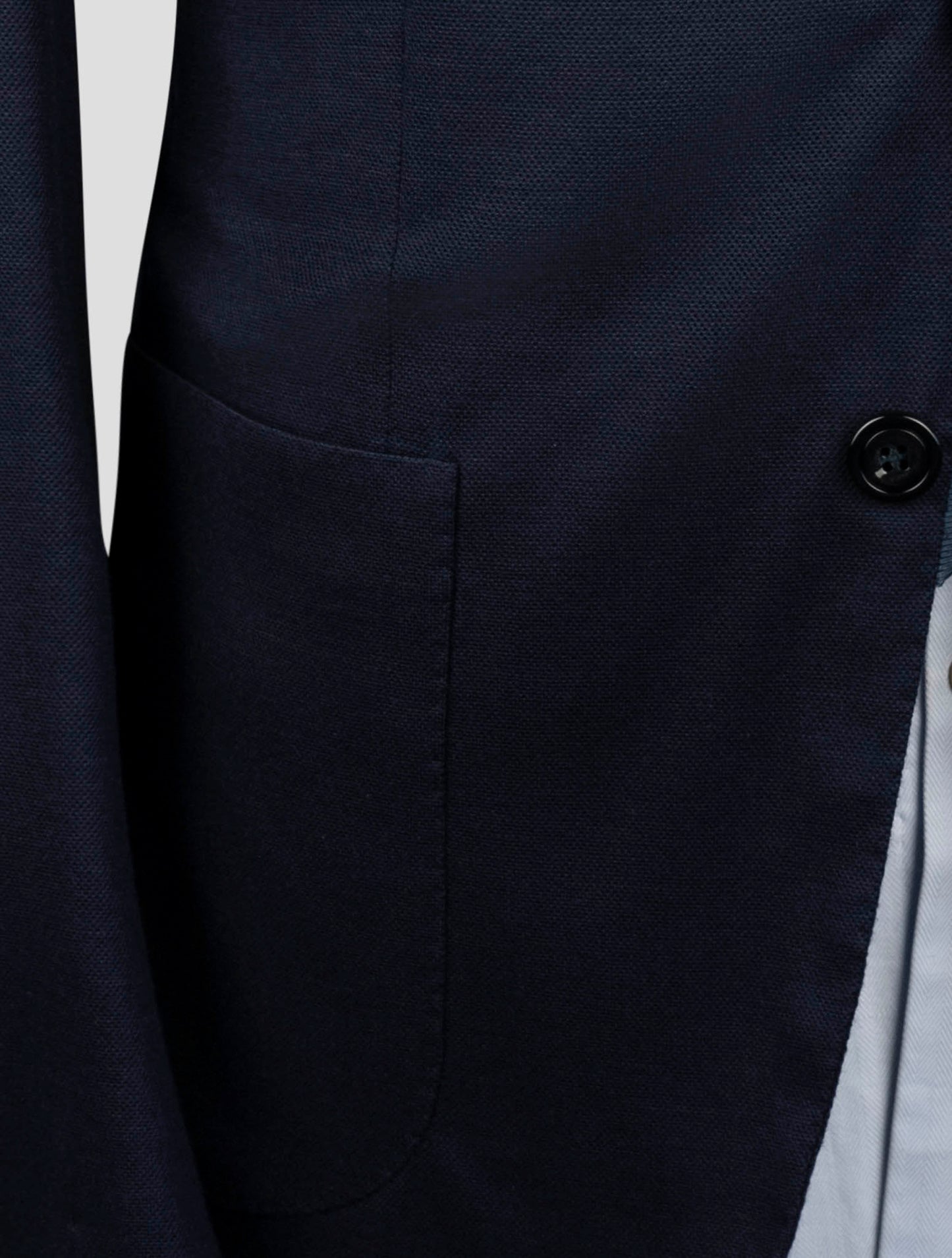 Kiton Blue Cashmere Blazer