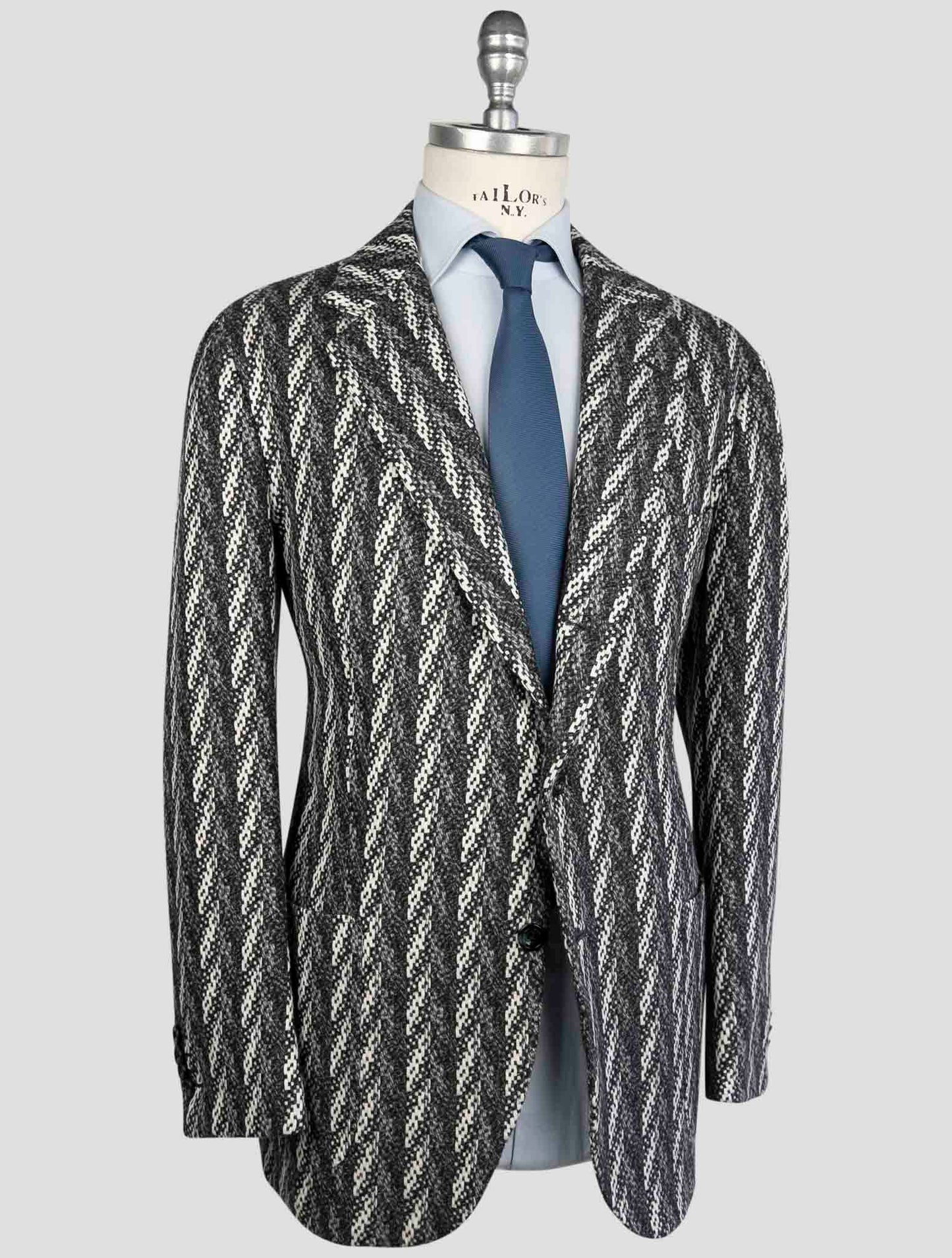 Kiton Gray Cashmere Blazer