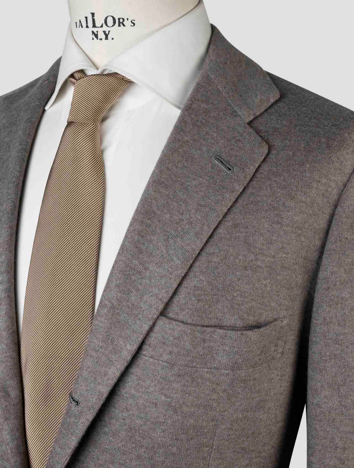 Kiton Gray Cashmere Pa Blazer