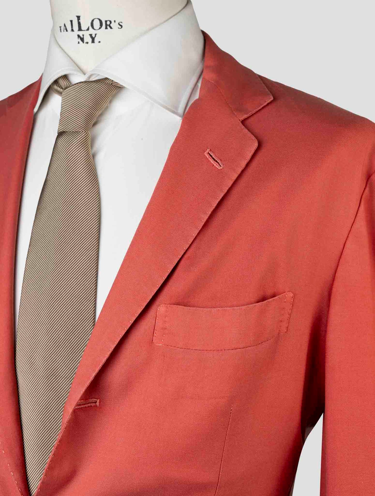 Kiton Red Cashmere Blazer