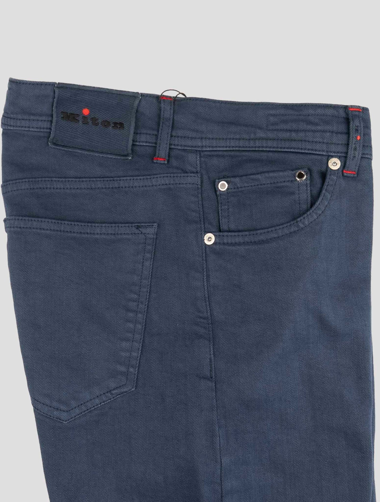 Kiton Blue Cotton Ea Jeans