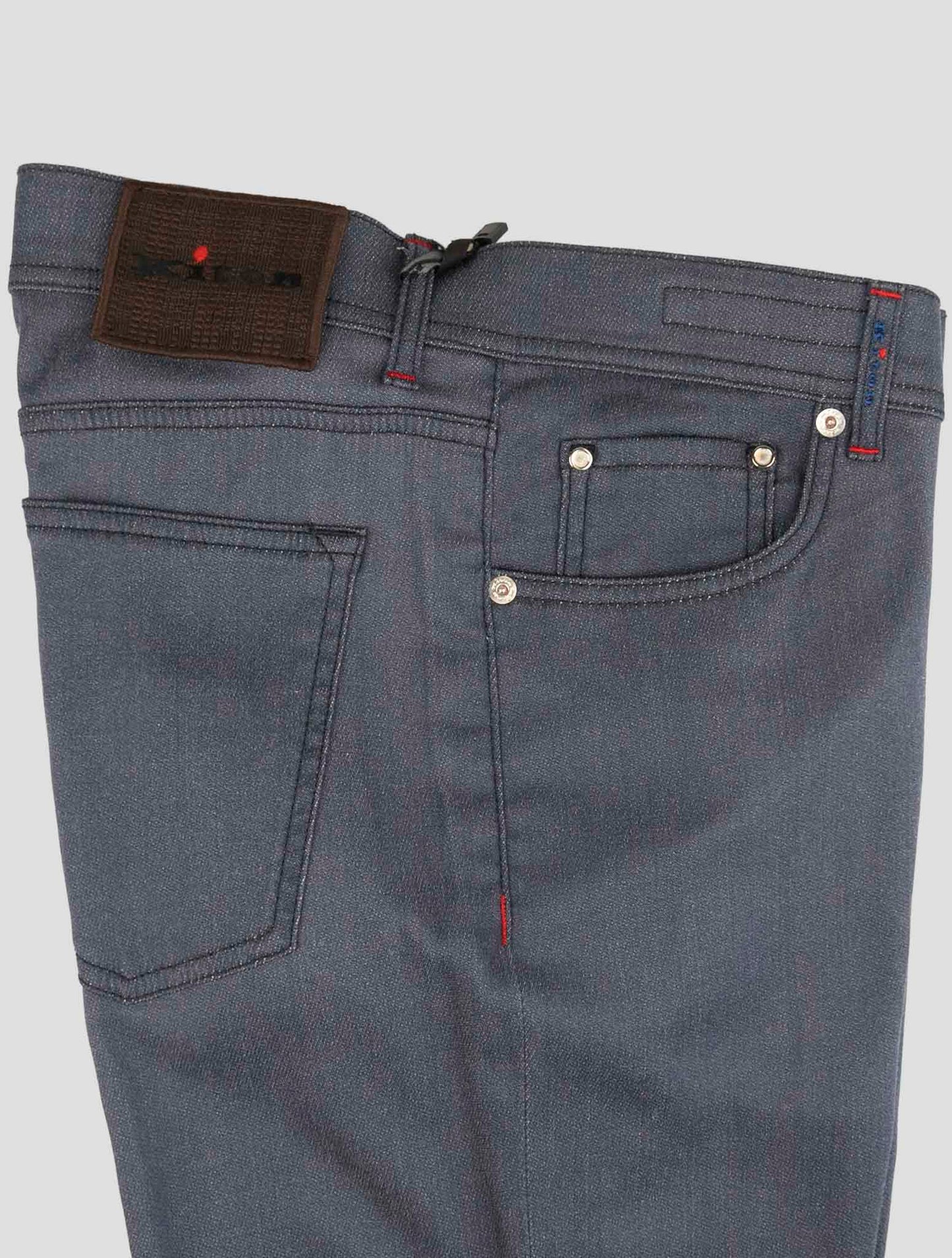 Kiton Blue Cotton Ea Jeans