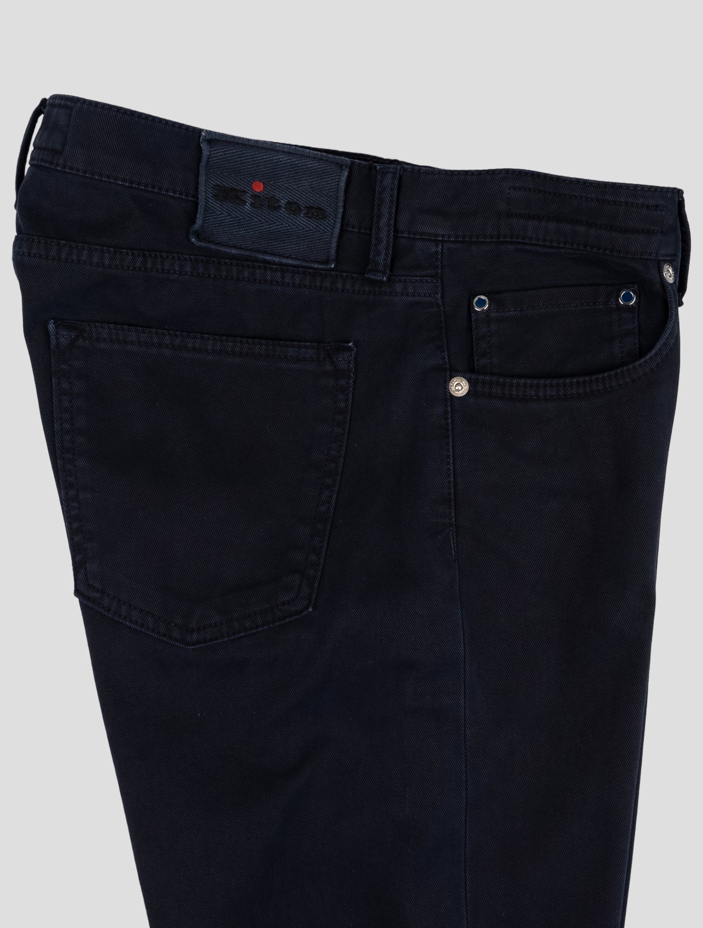 Kiton Blue Cotton Ea Jeans