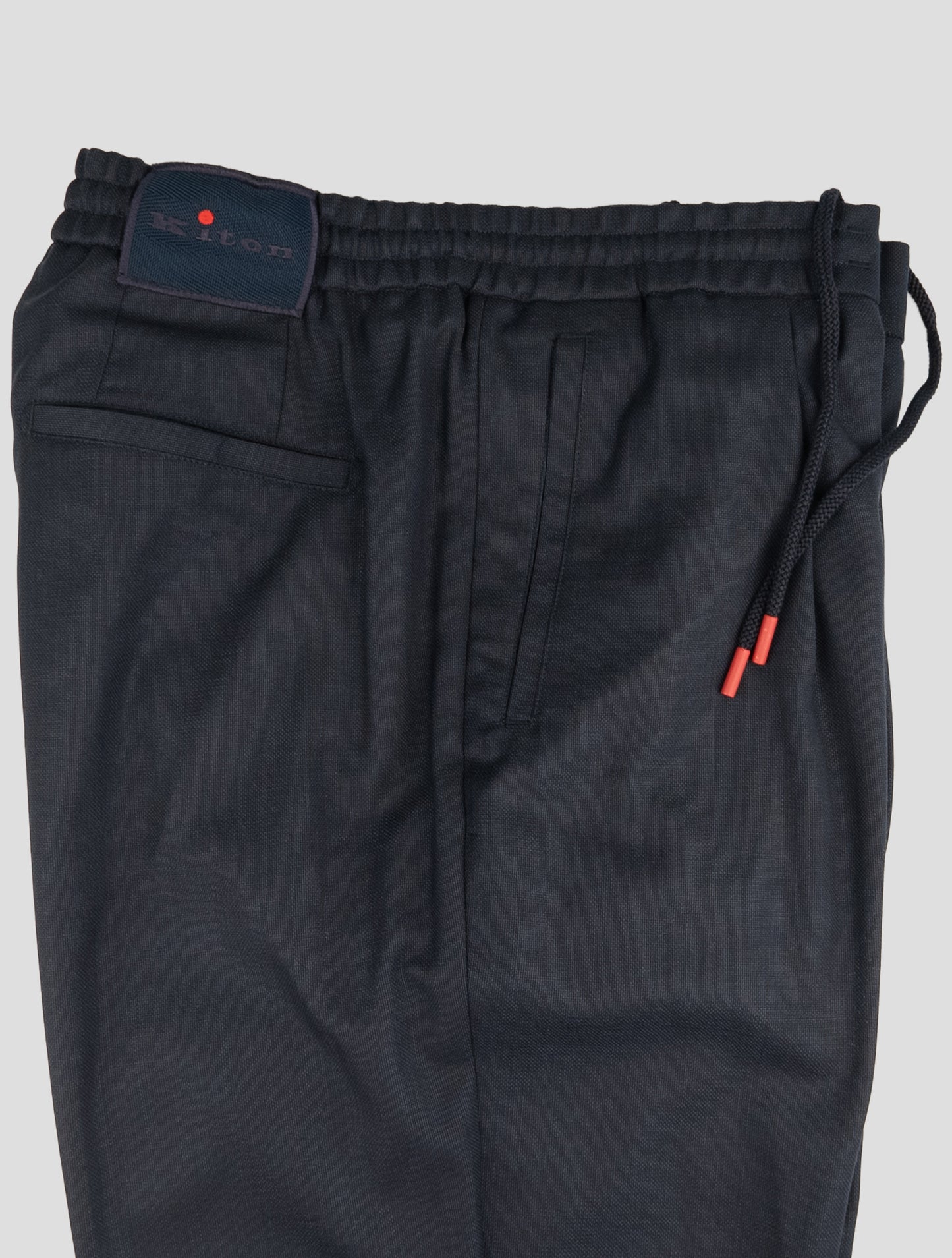 Kiton Blue Wool Pants