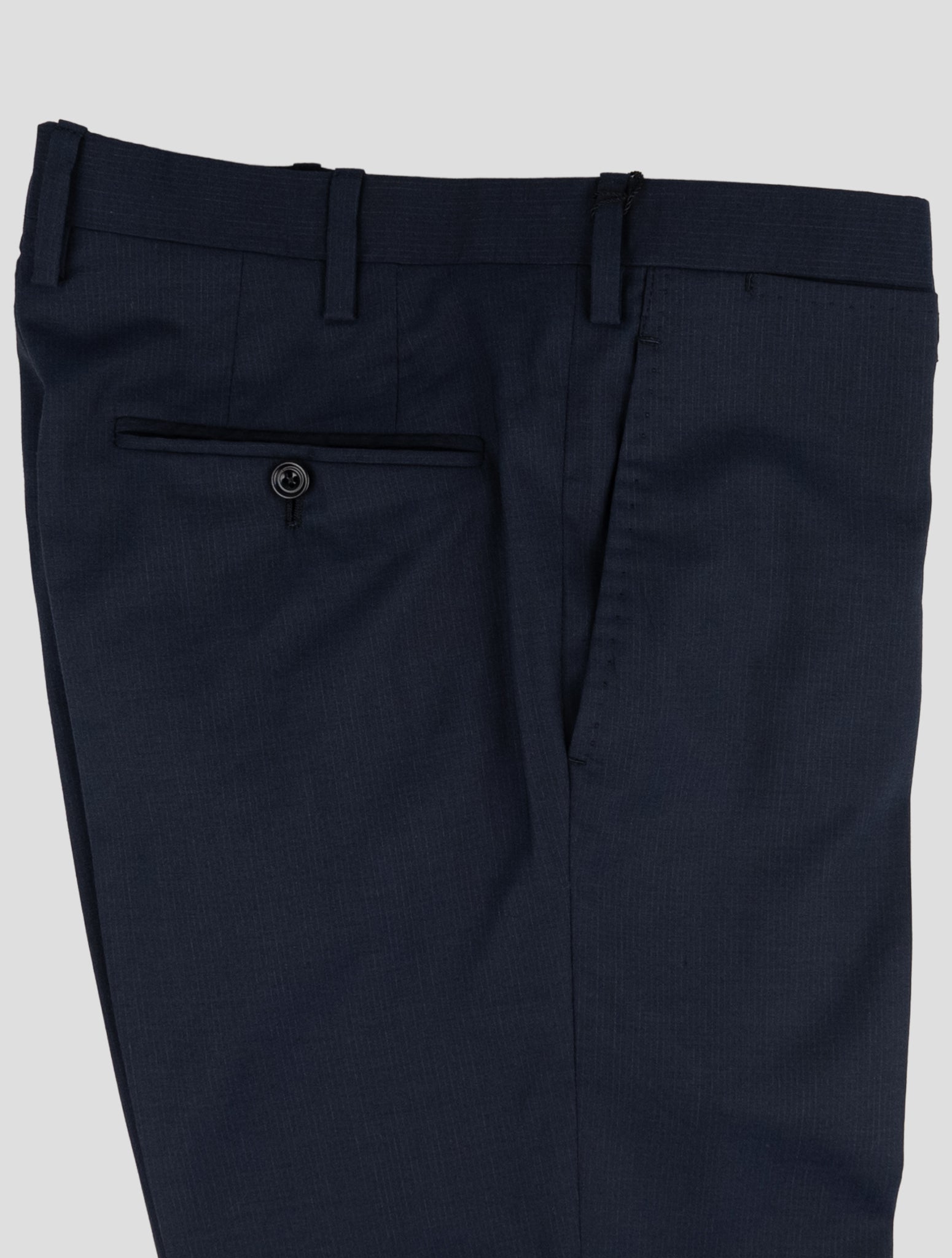 Kiton Blue Wool 14 Micron Pants