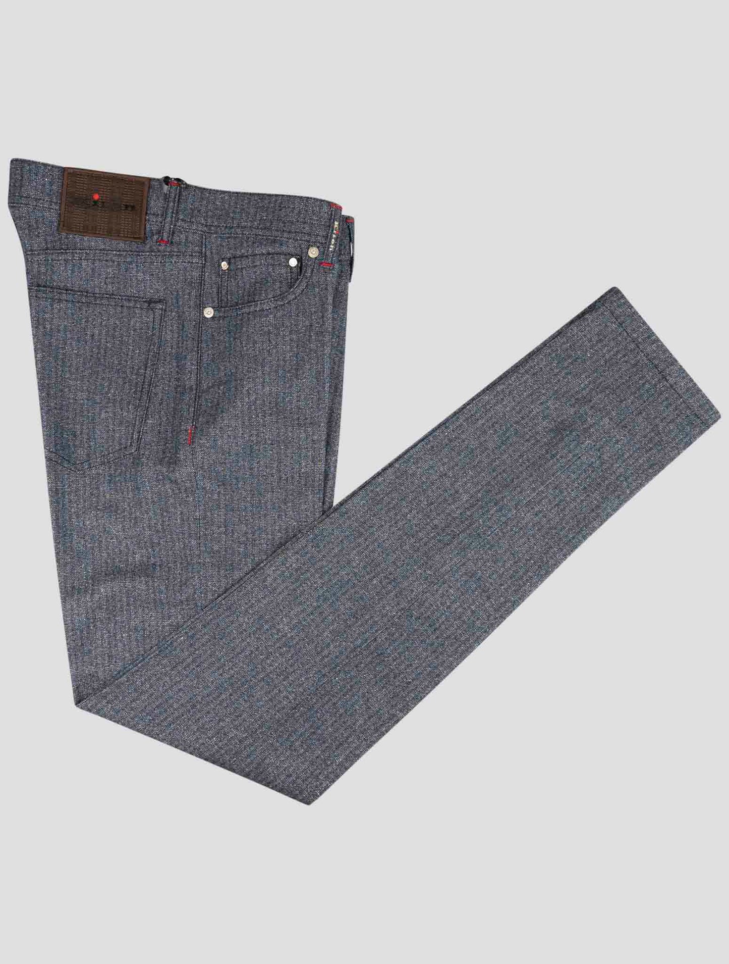 Kiton Blue Wool Pants