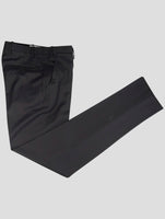 Kiton Dark Blue Wool 14 Micron Dress Pants