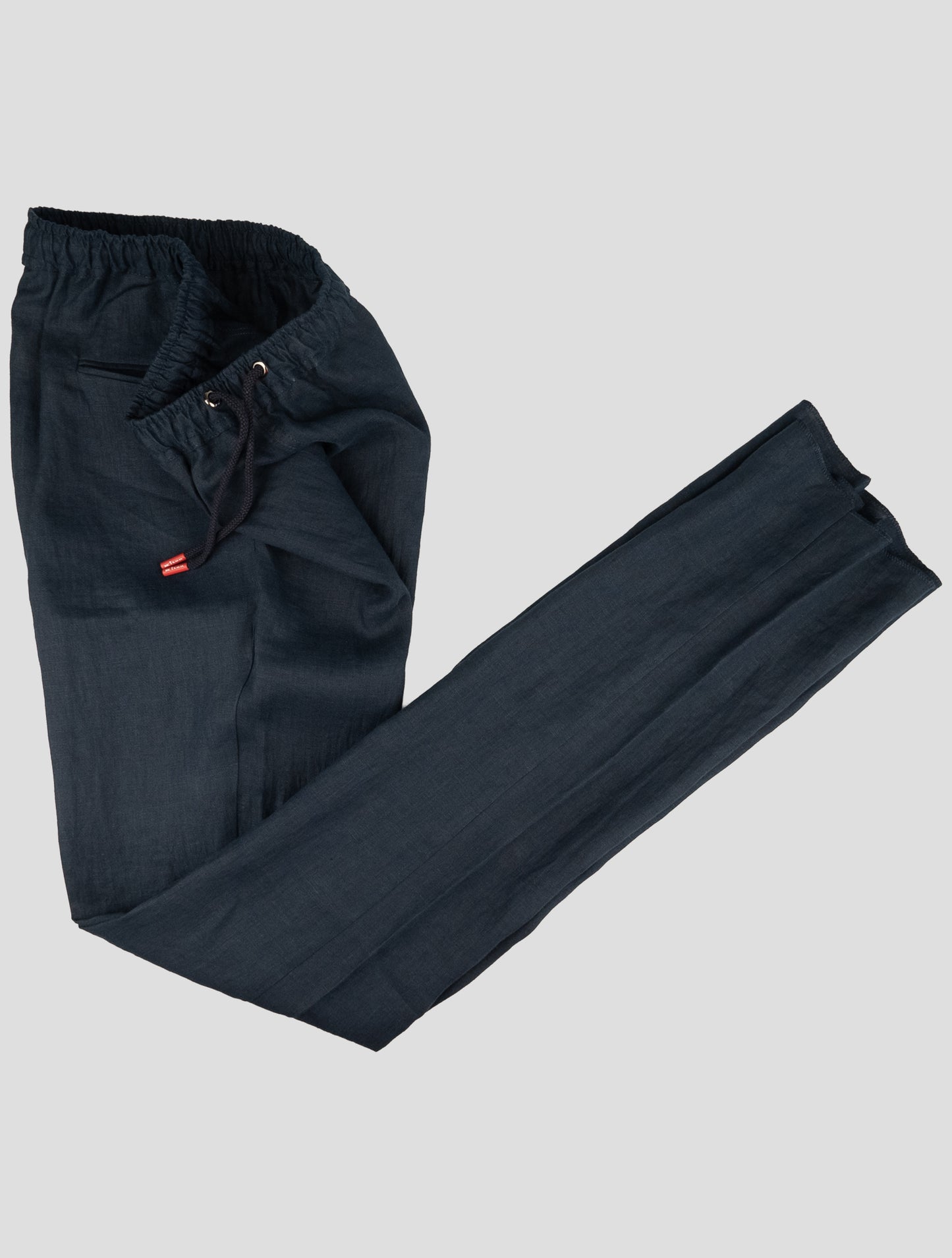 Kiton Blue Linen Pants
