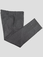Kiton Dark Gray Wool Dress Pants