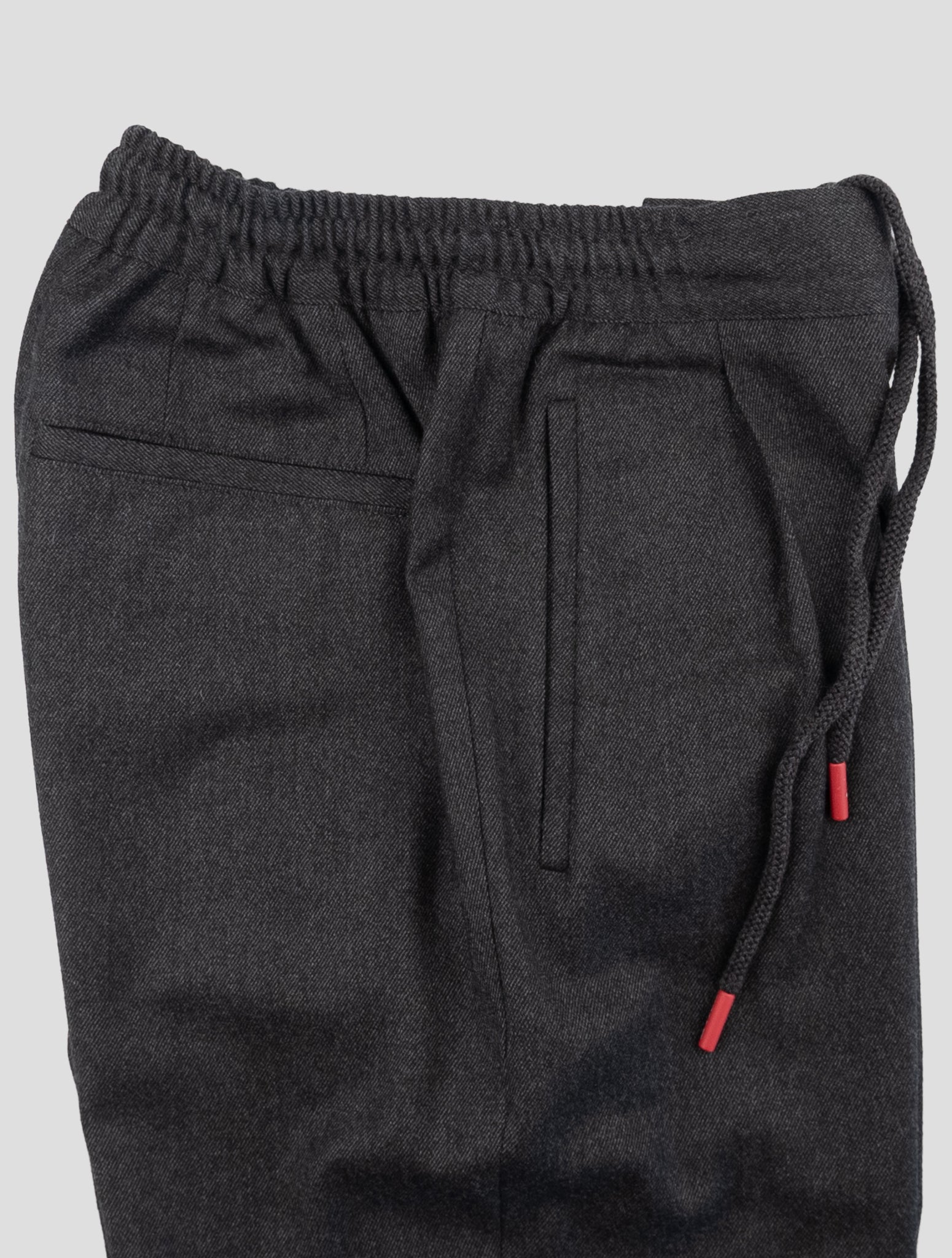 Kiton Dark Gray Virgin Wool Cashmere Pa Ea Dress Pants