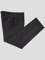 Kiton Dark Gray Wool Dress Pants