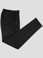 Kiton Black Virgin Wool Ea Pants