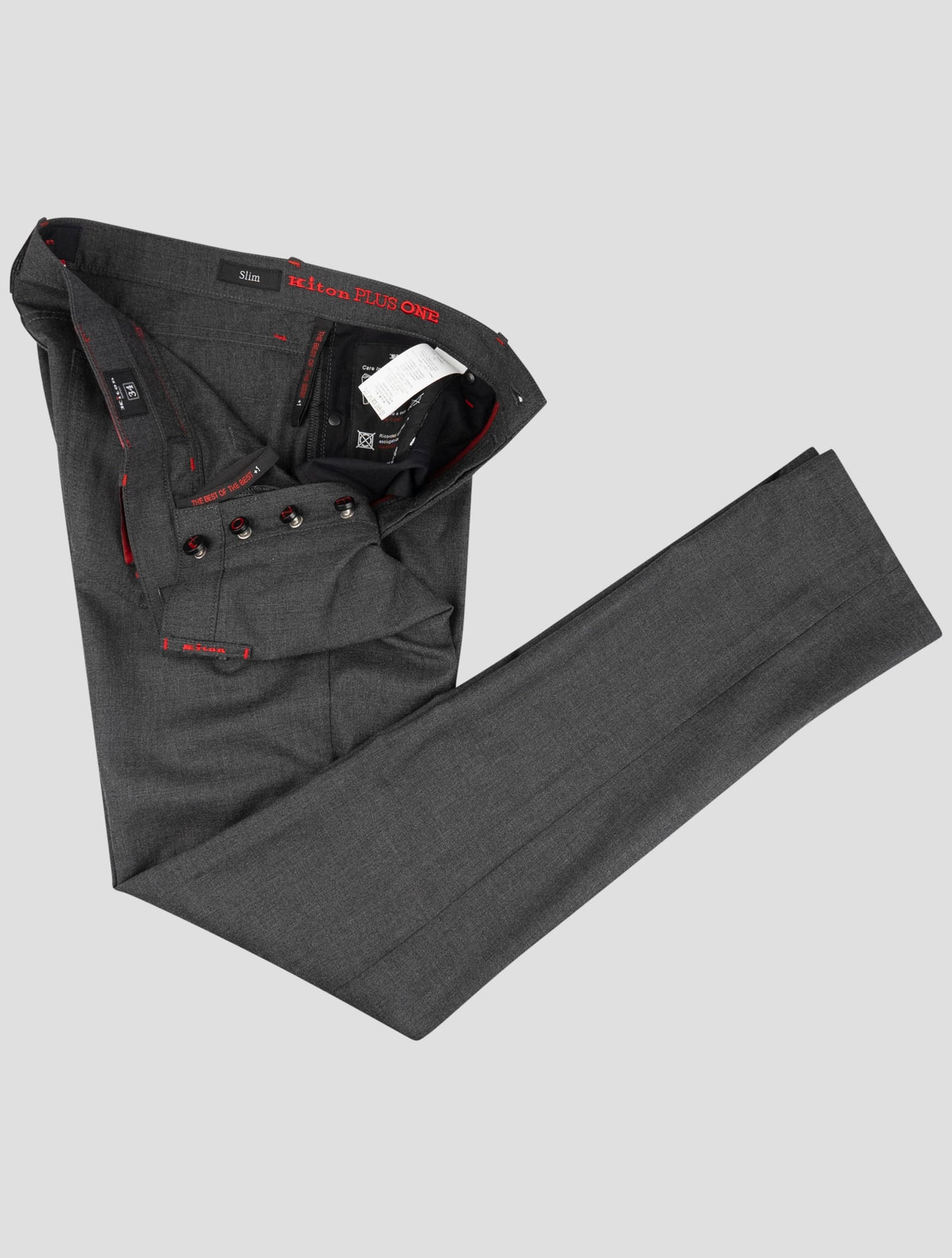 Kiton Gray Cashmere Jeans Special Edition Plus One