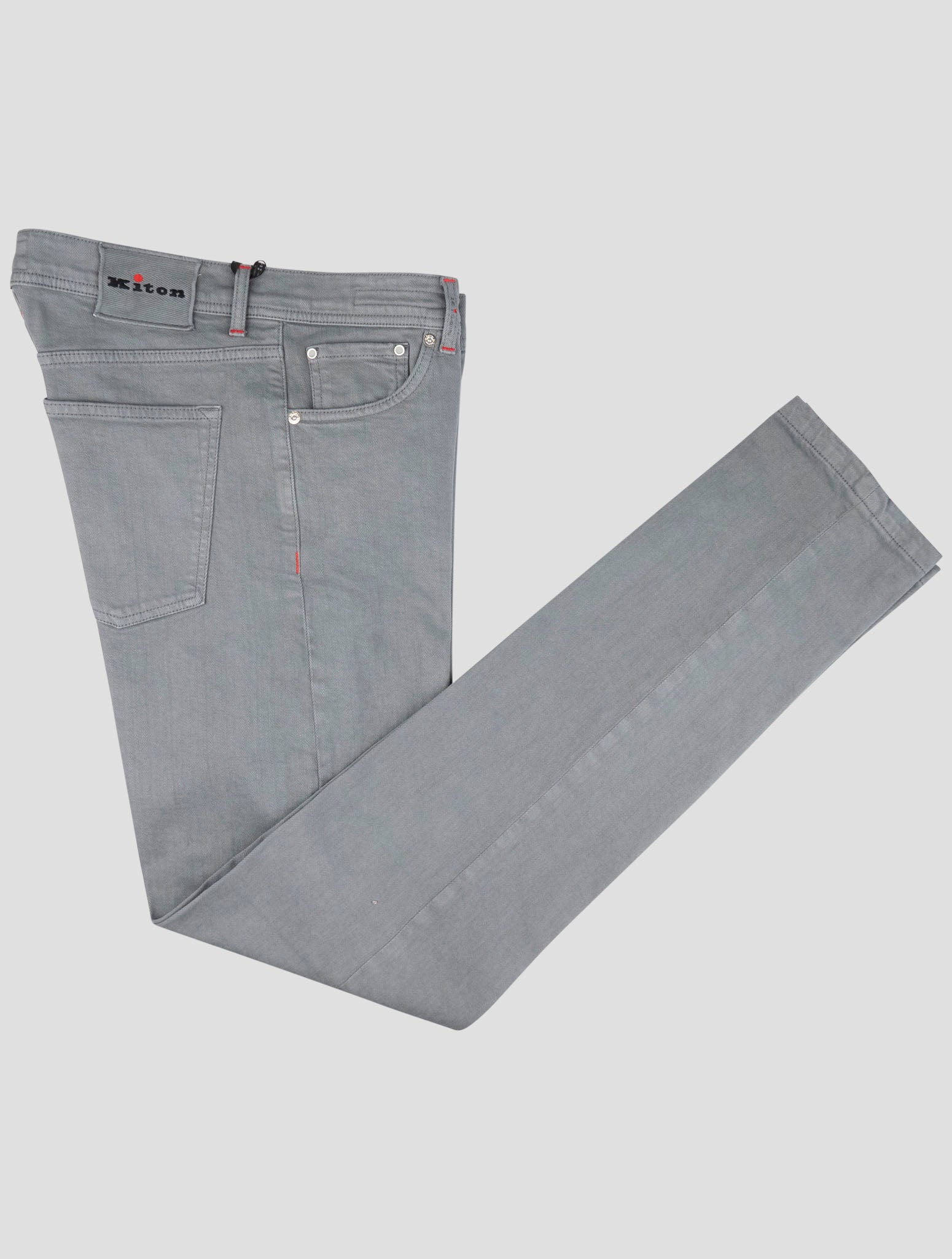 Kiton Gray Cotoon Ea Pants