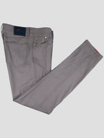 Kiton Gray Cashmere Silk Jeans