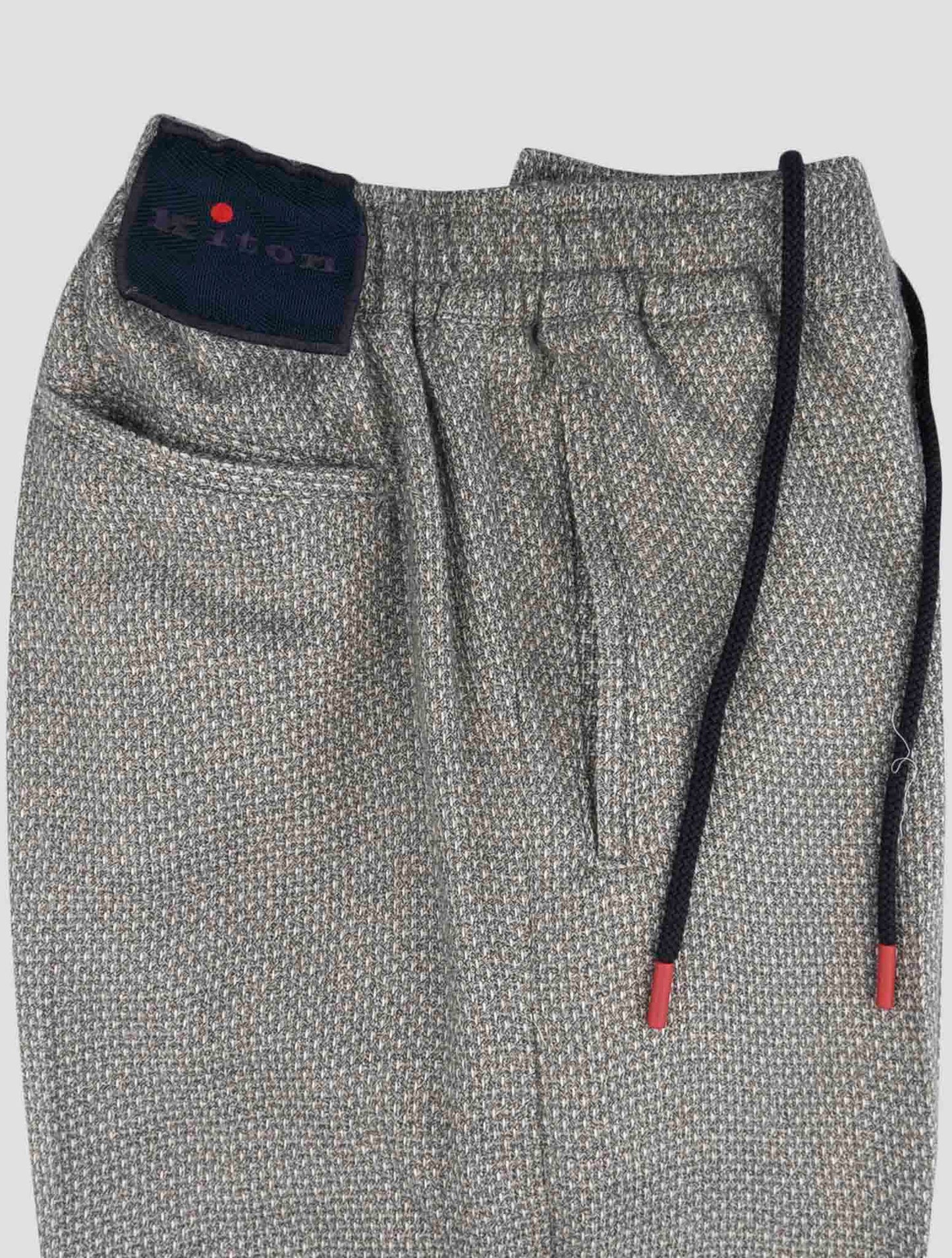 Kiton Gray Cashmere Pants