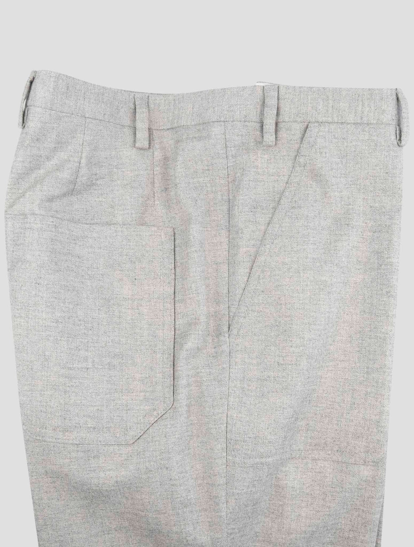 Kiton Gray Virgin Wool Cashmere Pa Ea Pants
