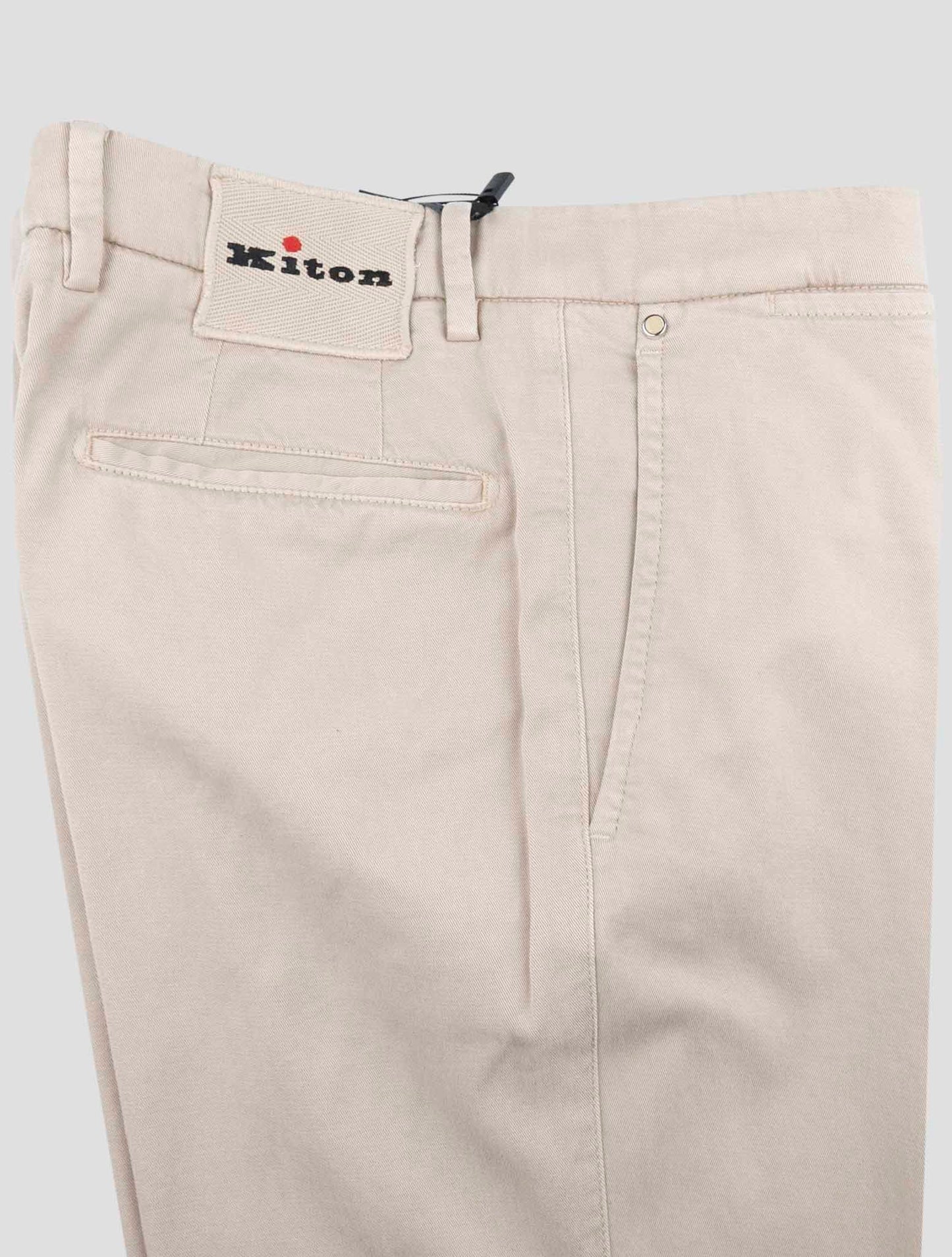 Kiton Beige Lyocell Ea Pants