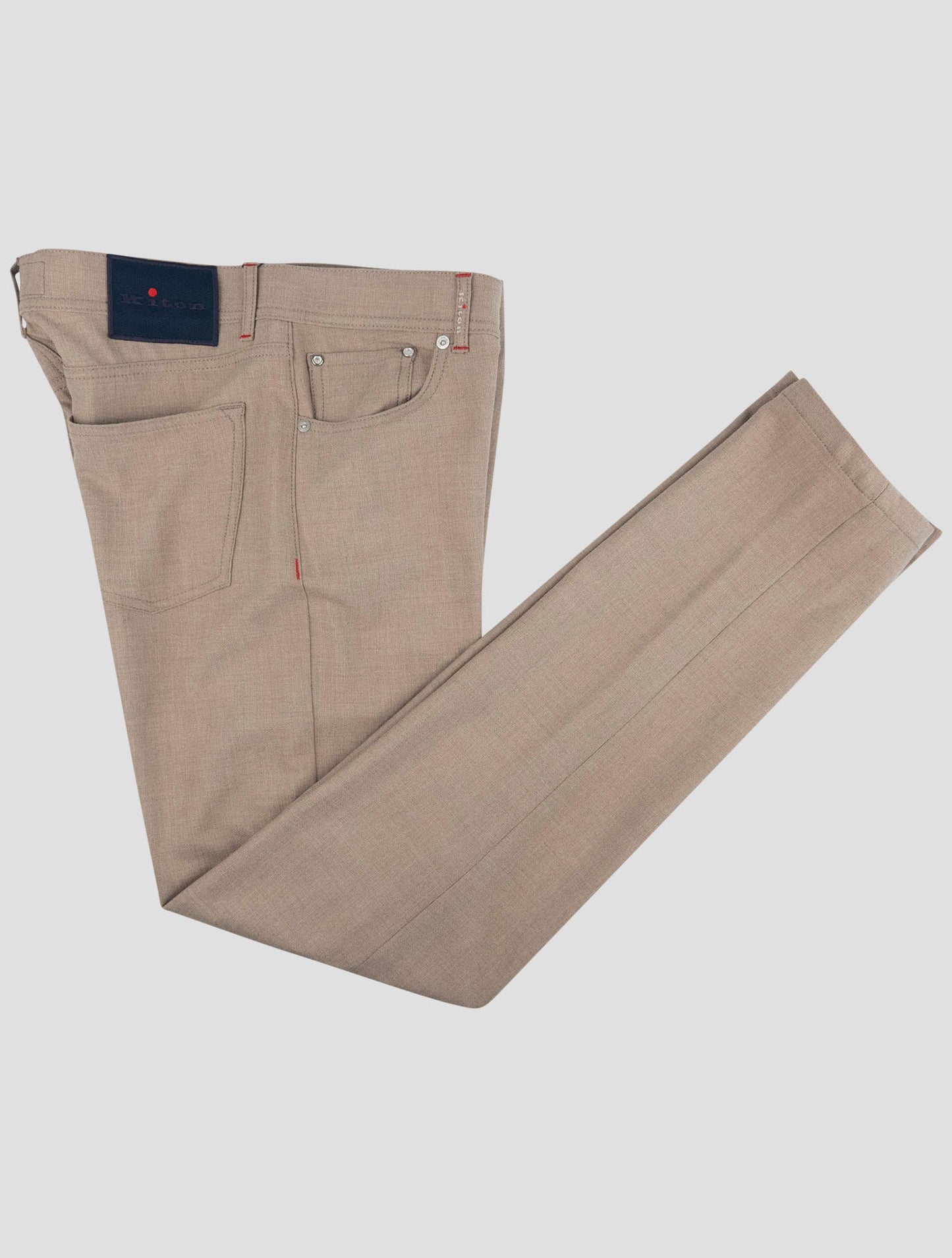 Kiton Brown Cashmere Pa Ea Jeans