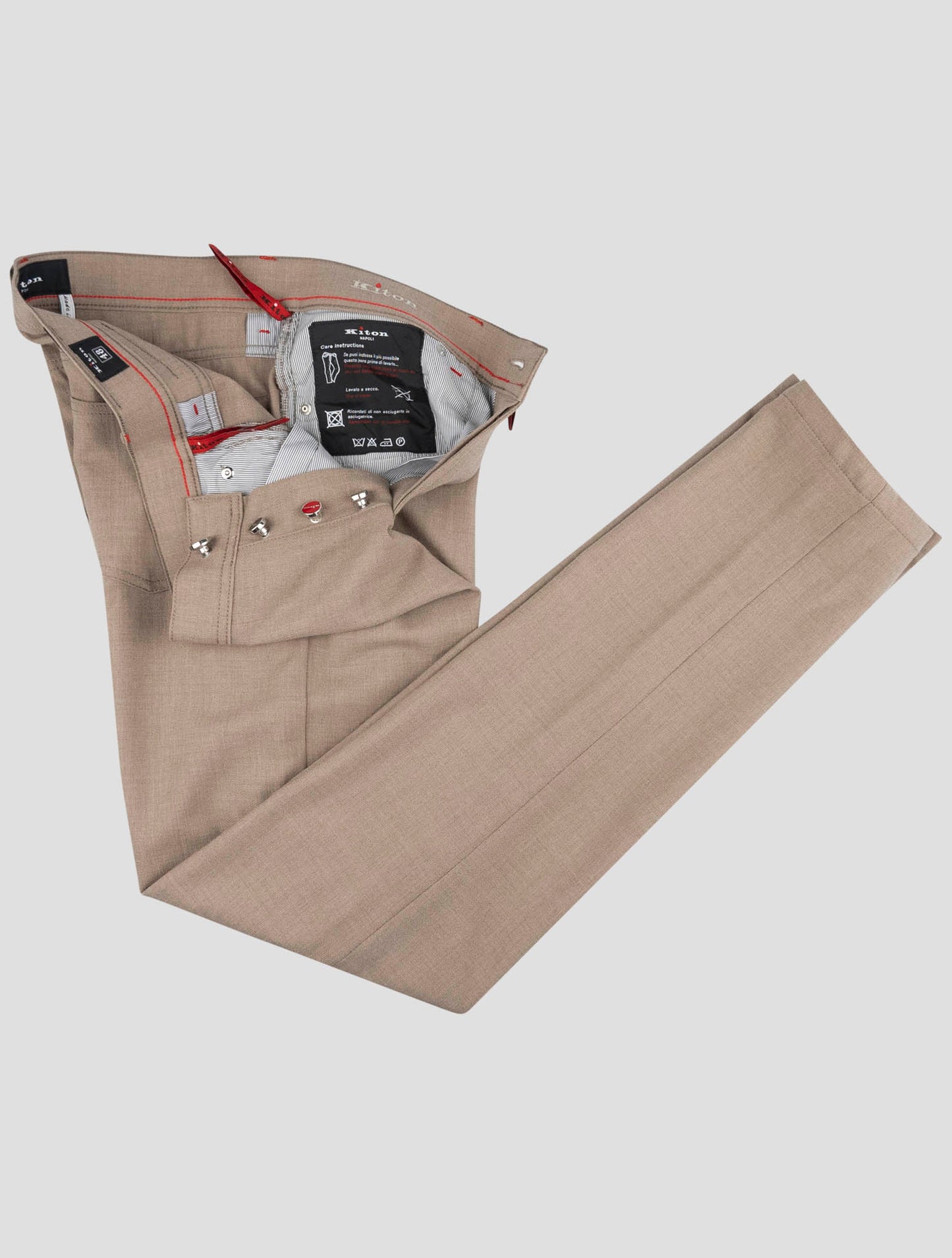 Kiton Brown Cashmere Pa Ea Jeans