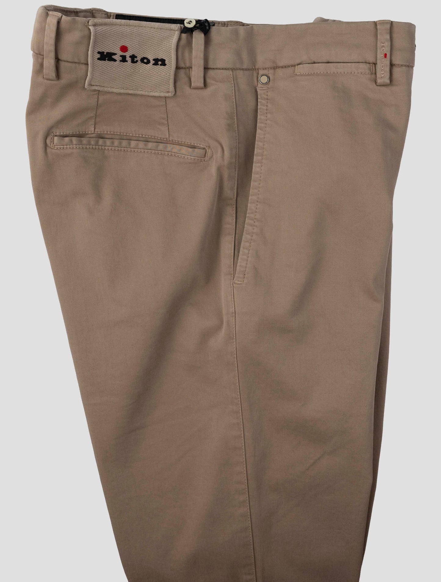 Kiton Brown Cotton Ea Pants