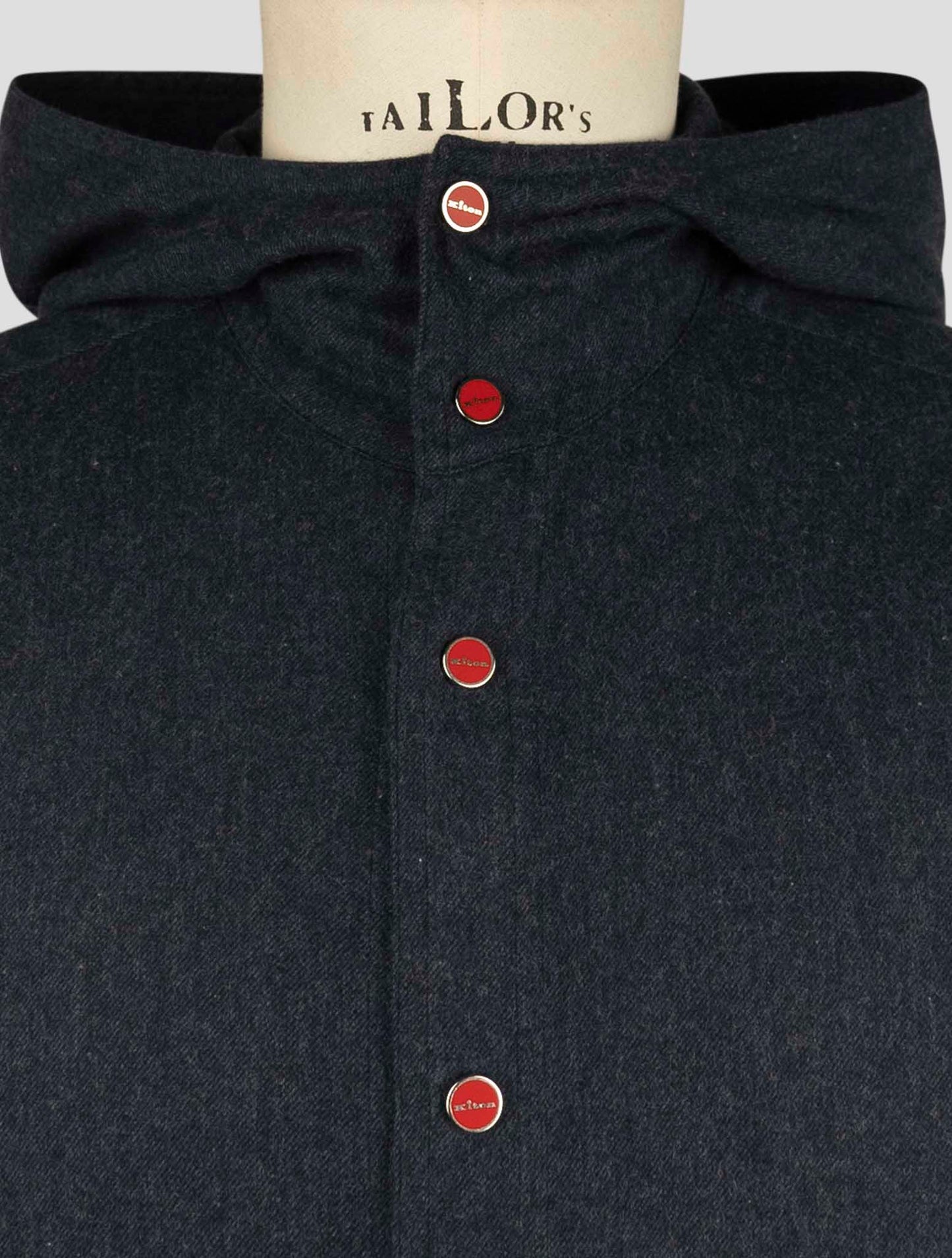Kiton Blue Cotton Shirt Mariano