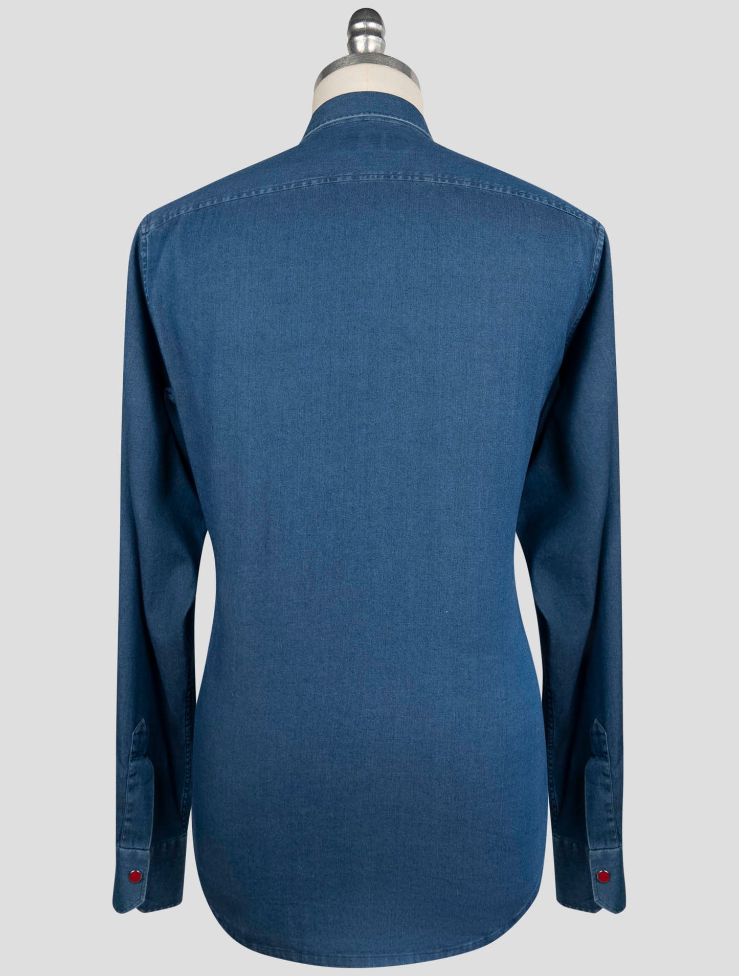 Kiton Blue Cotton Ea Shirt BUBA