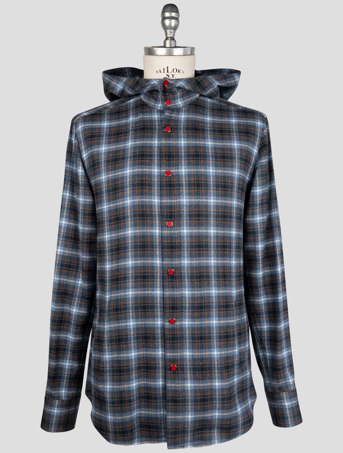 Kiton Multicolor Cotton Shirt Mariano