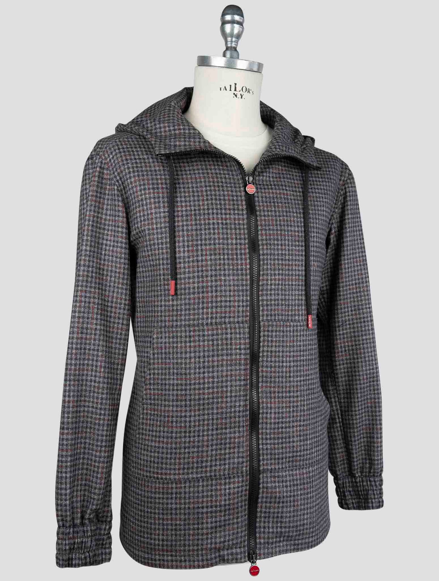 Kiton Multicolor Virgin Wool Silk Linen Shirt Umbi