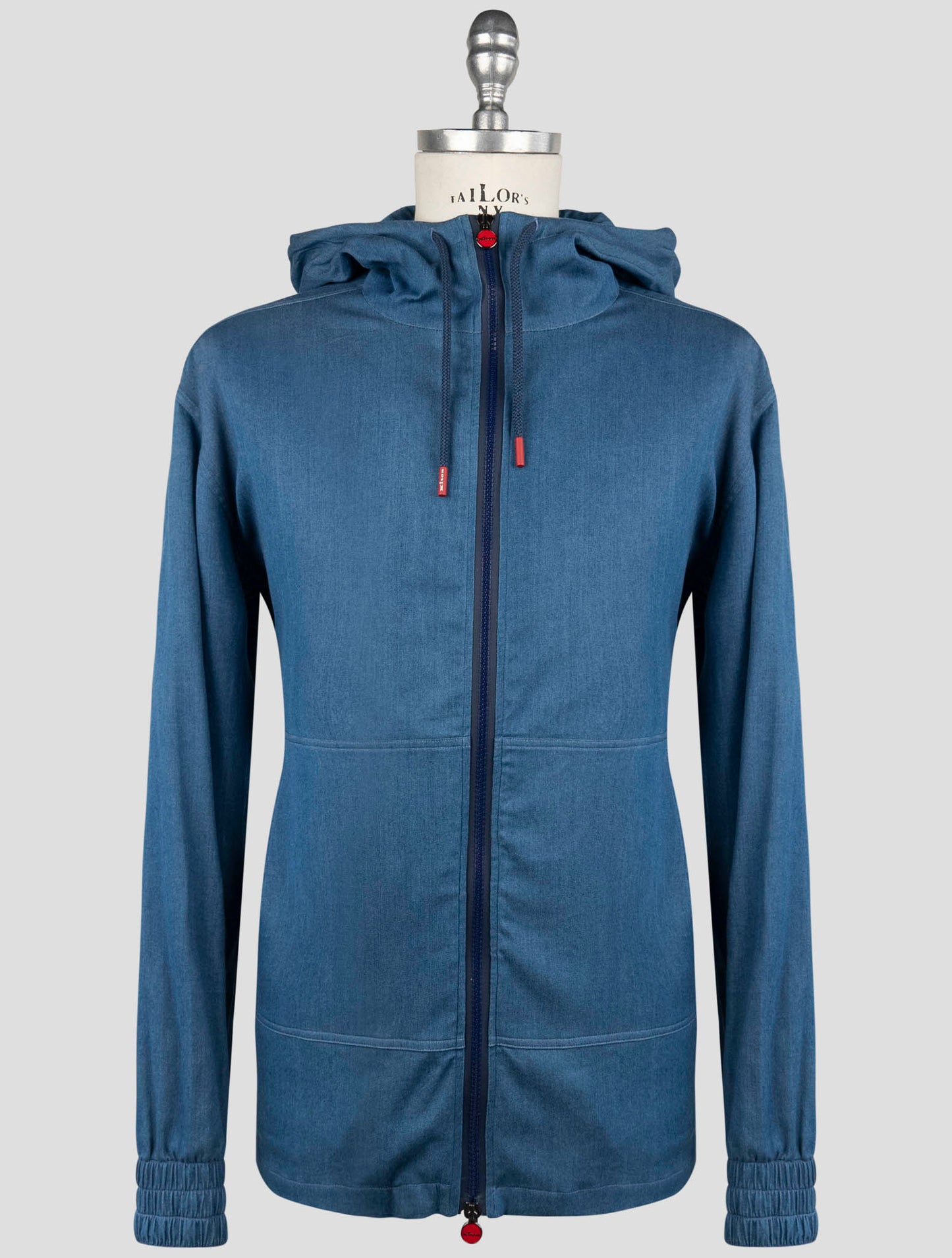Kiton Denim Cotton Ea Shirt Umbi