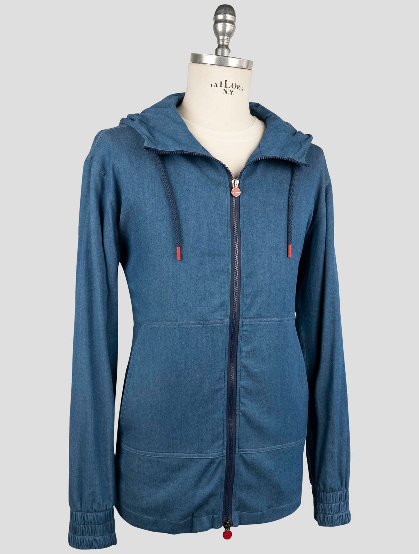 Kiton Denim Cotton Ea Shirt Umbi