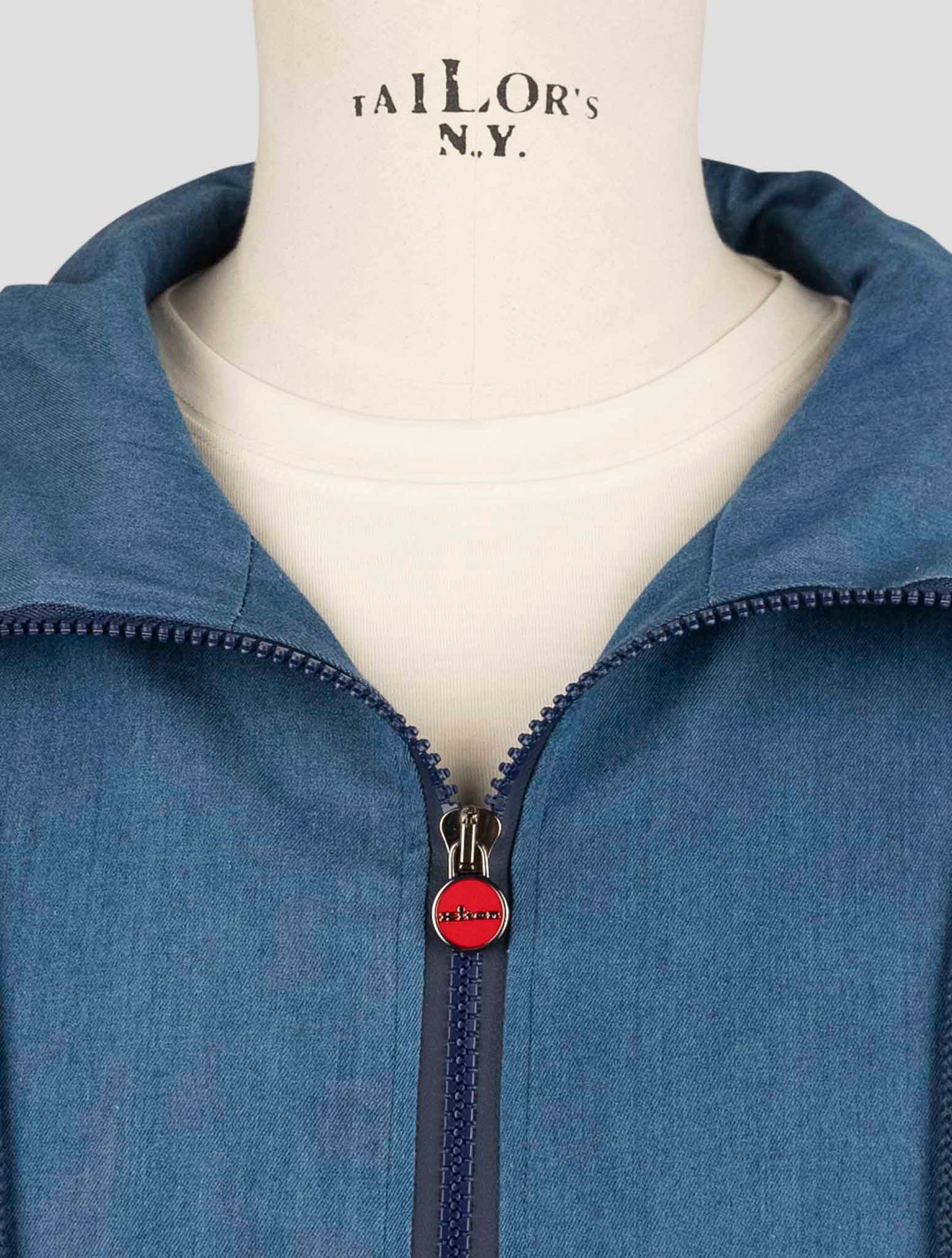 Kiton Denim Cotton Ea Shirt Umbi