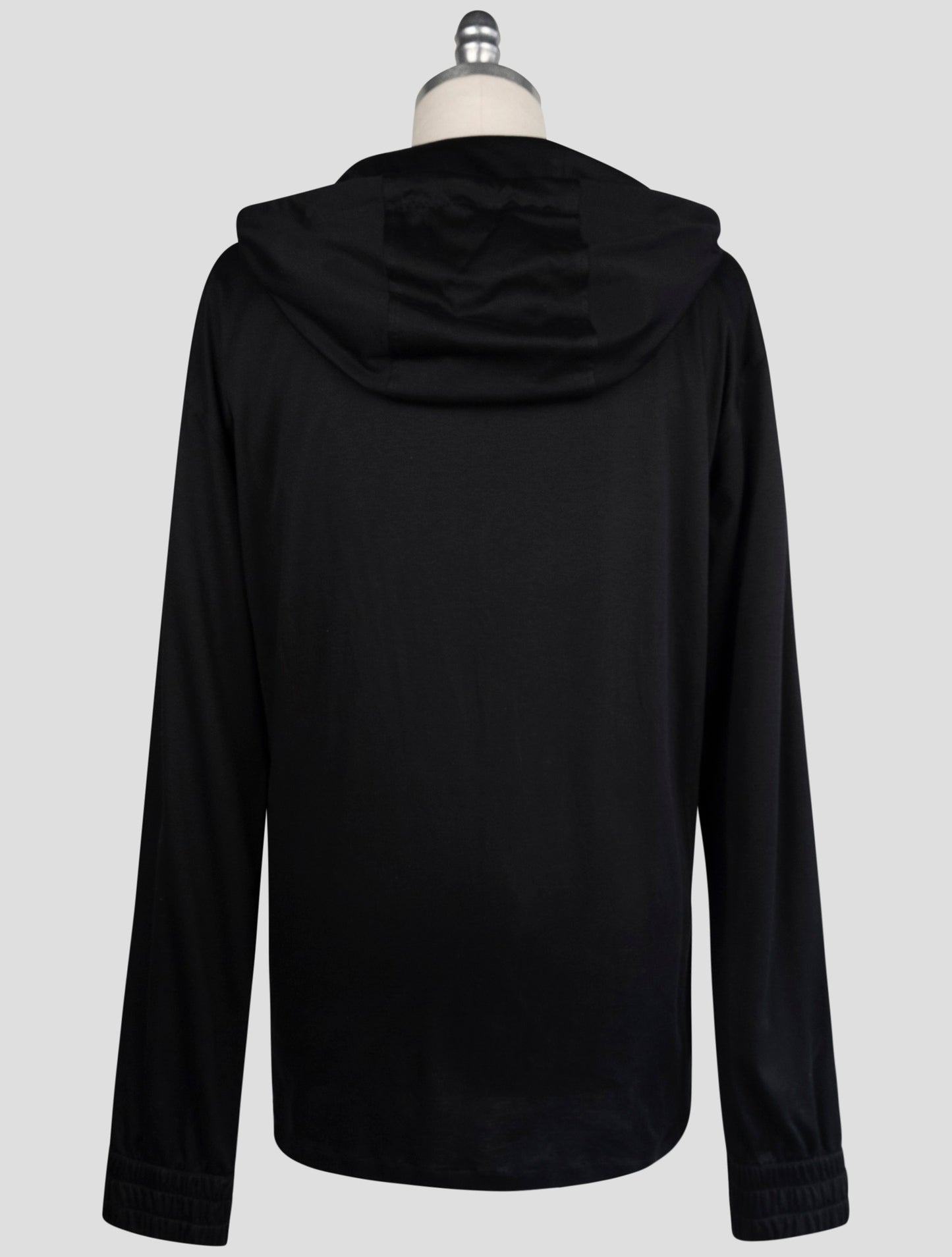 Kiton Black Cotton Sweater