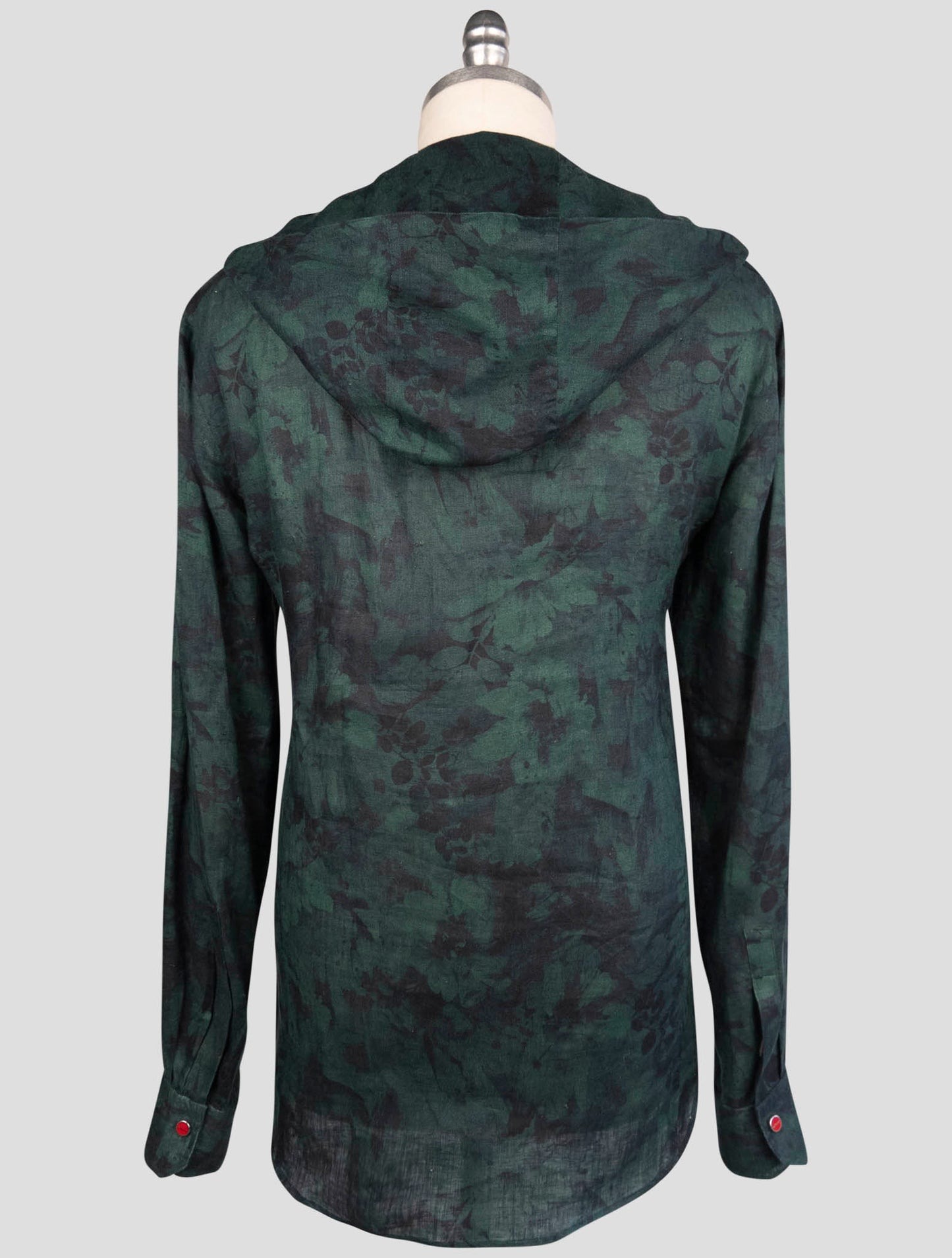 Kiton Green Linen Shirt Mariano