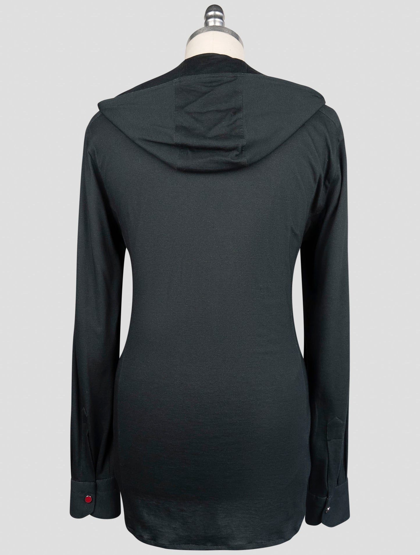 Kiton Green Cotton Cashmere Shirt Mariano
