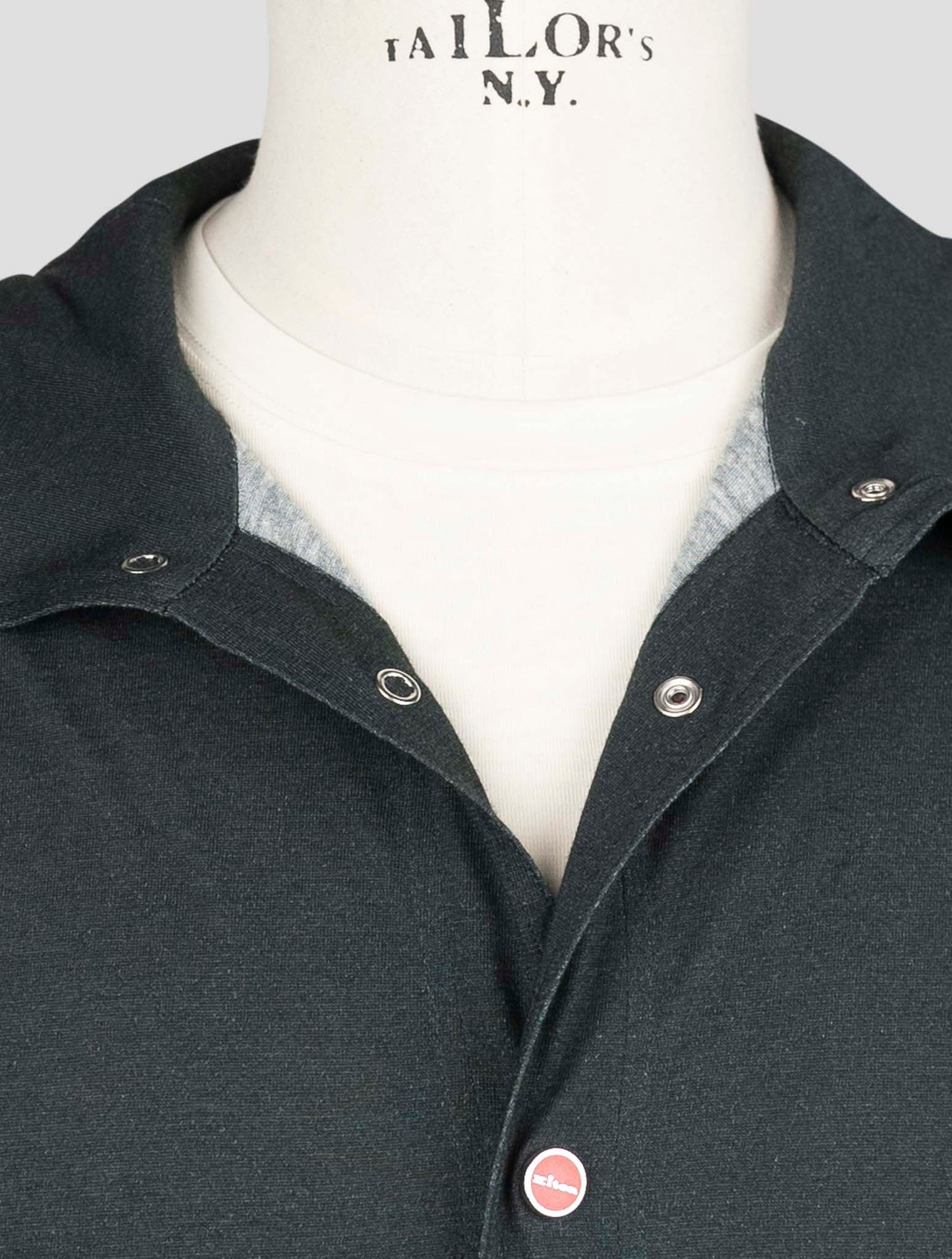 Kiton Green Cotton Cashmere Shirt Mariano