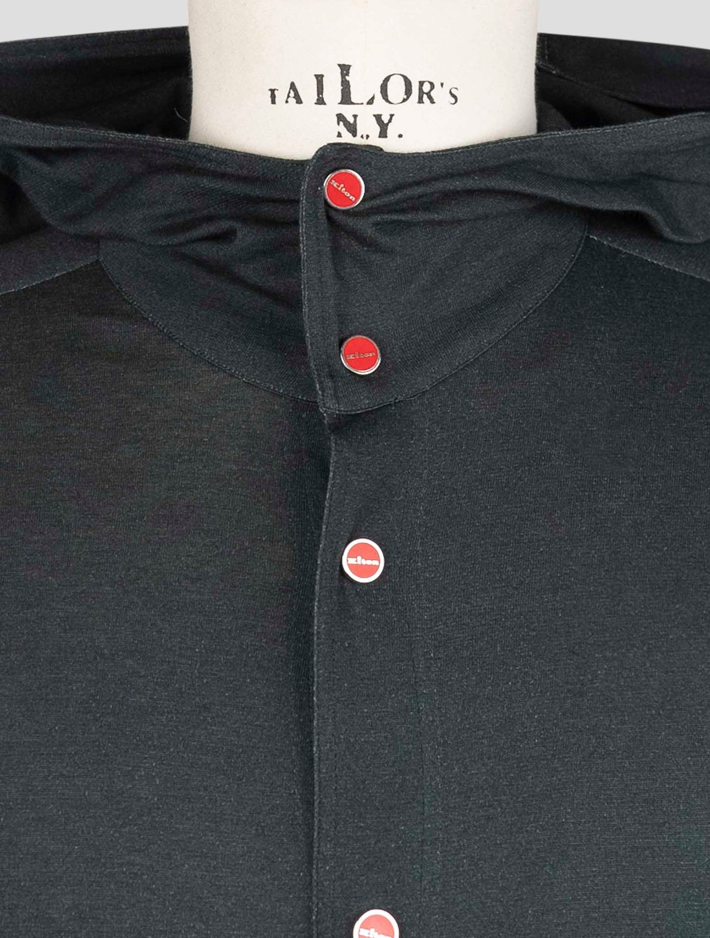 Kiton Green Cotton Cashmere Shirt Mariano
