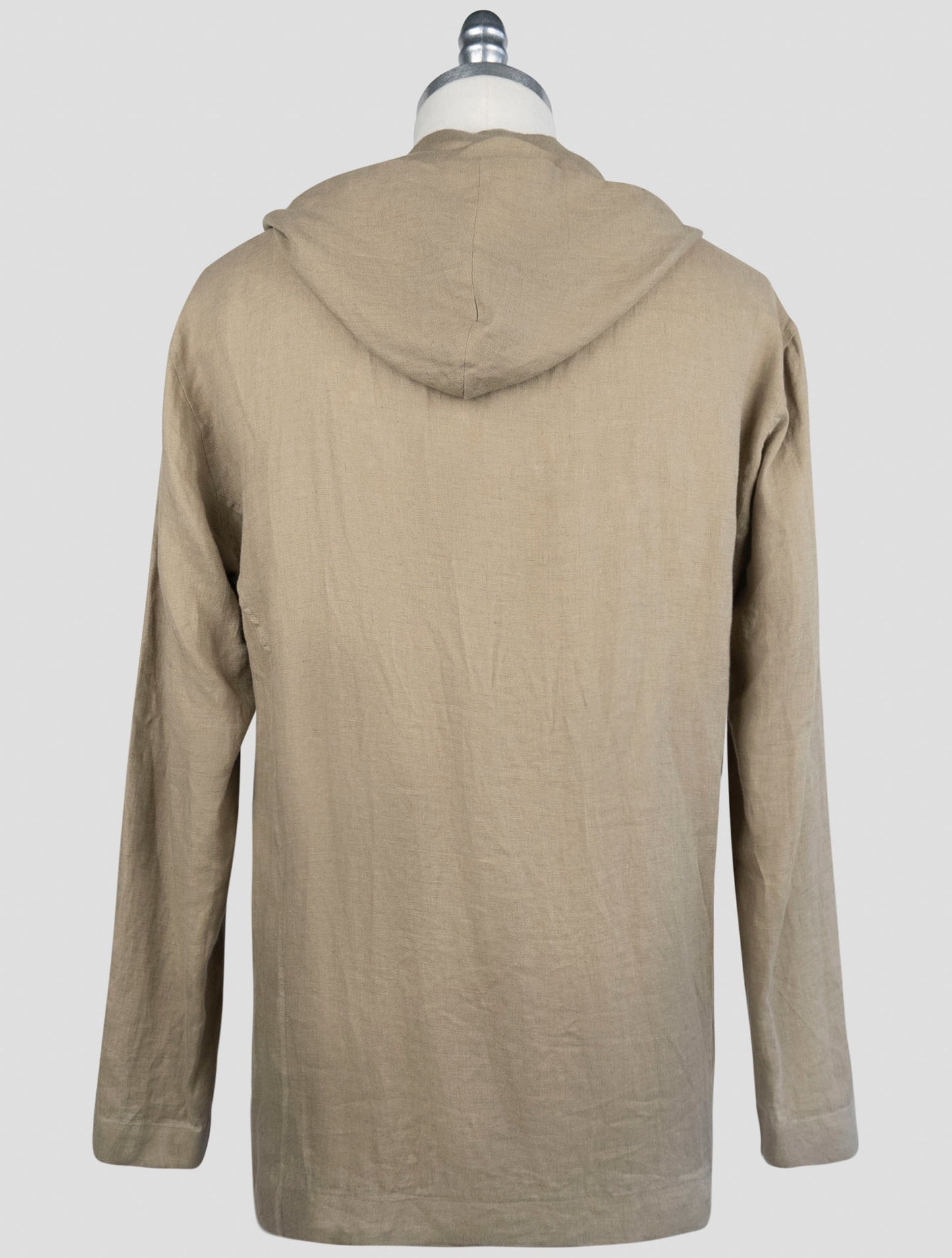 Kiton Beige Linen Shirt Luca